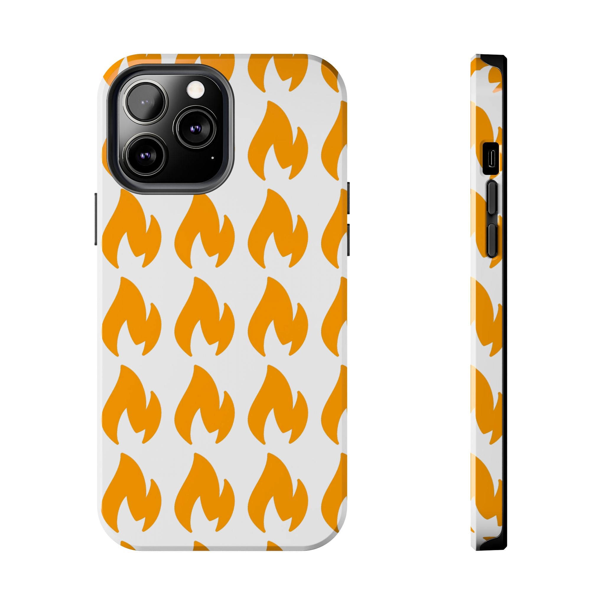 Phone Cases - Tough Orange Inginite Logo Pattern for iPhone & Samsung