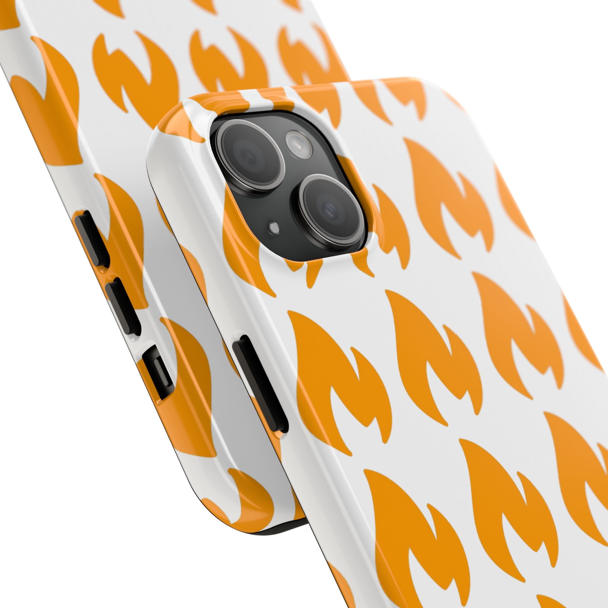 Phone Cases - Tough Orange Inginite Logo Pattern for iPhone & Samsung