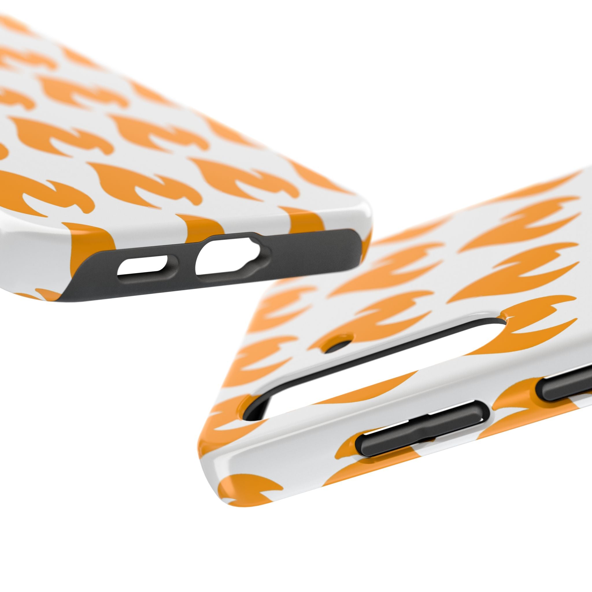 Phone Cases - Tough Orange Inginite Logo Pattern for iPhone & Samsung