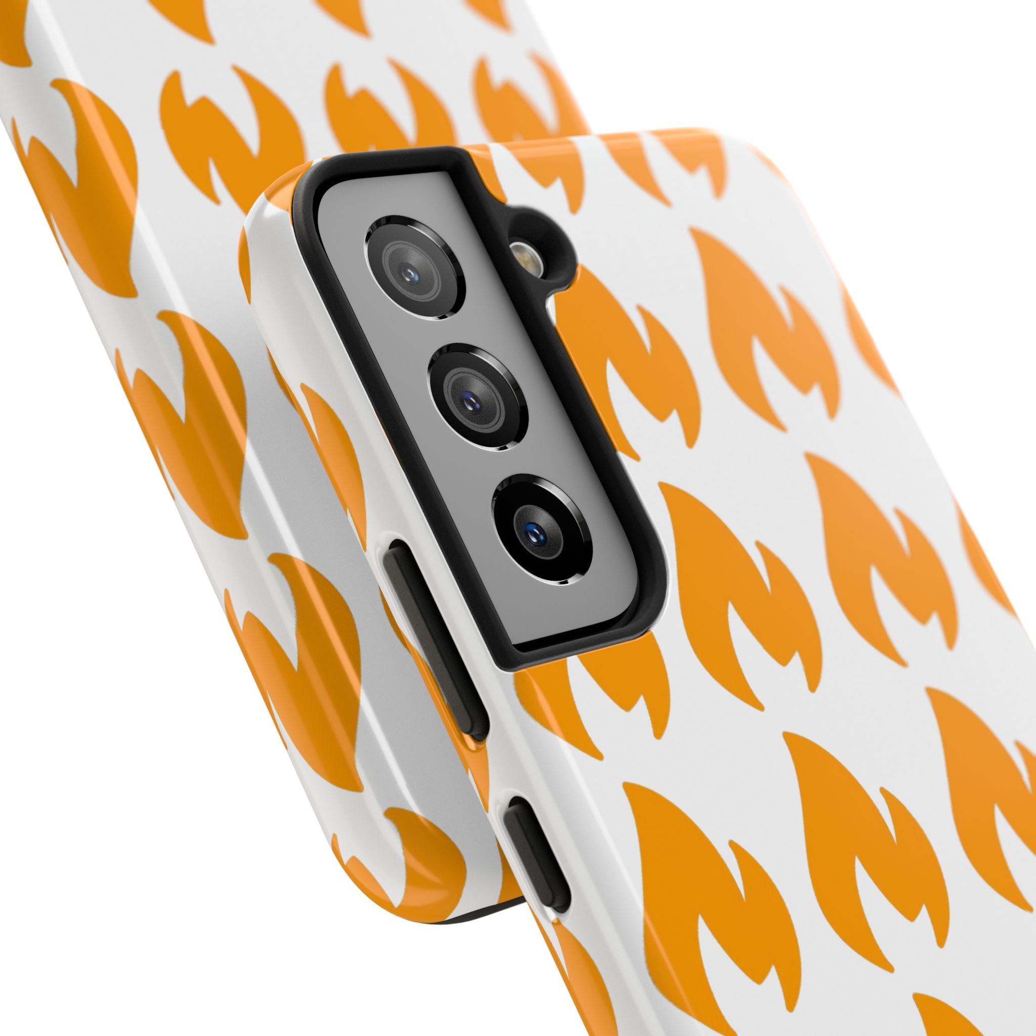 Phone Cases - Tough Orange Inginite Logo Pattern for iPhone & Samsung