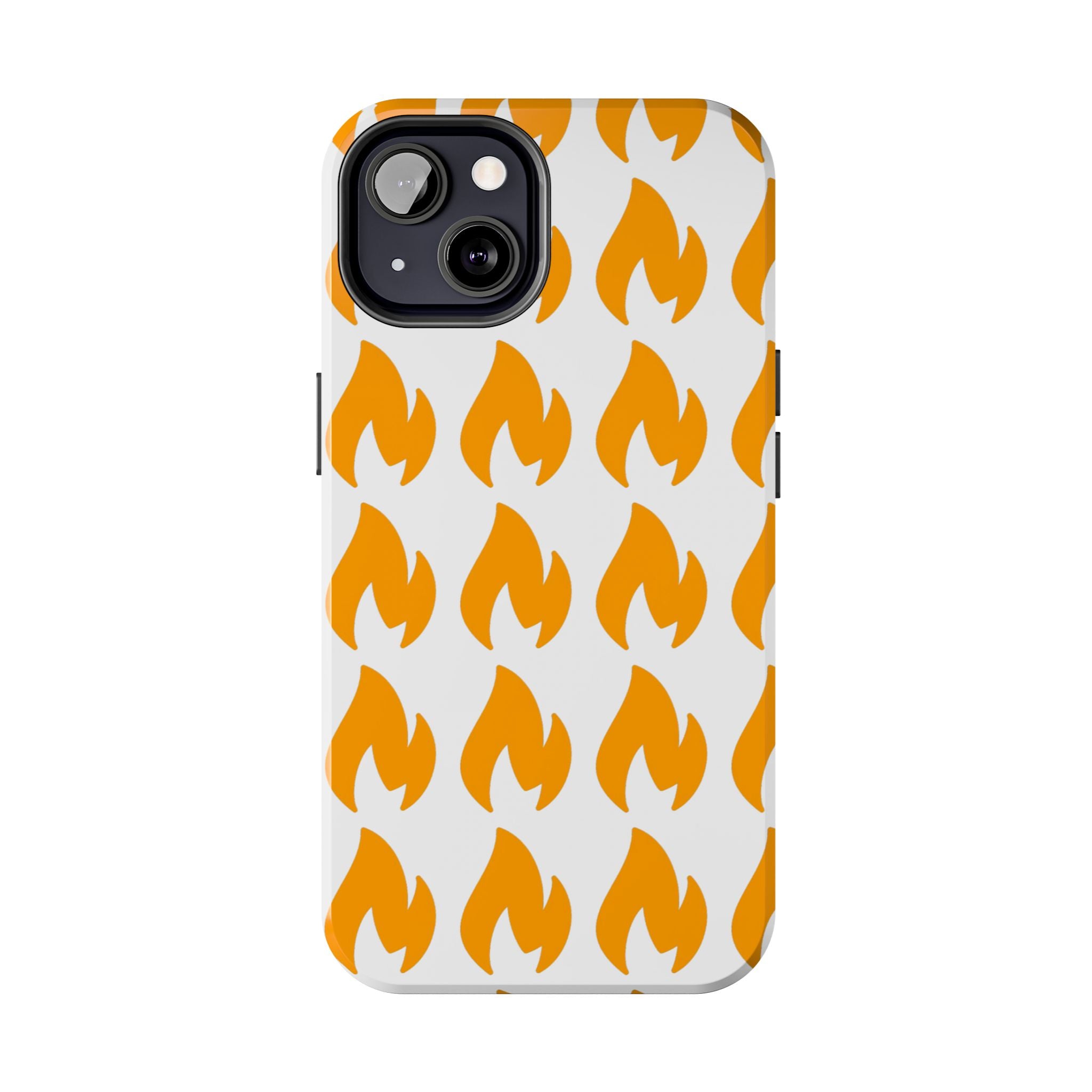 Phone Cases - Tough Orange Inginite Logo Pattern for iPhone & Samsung