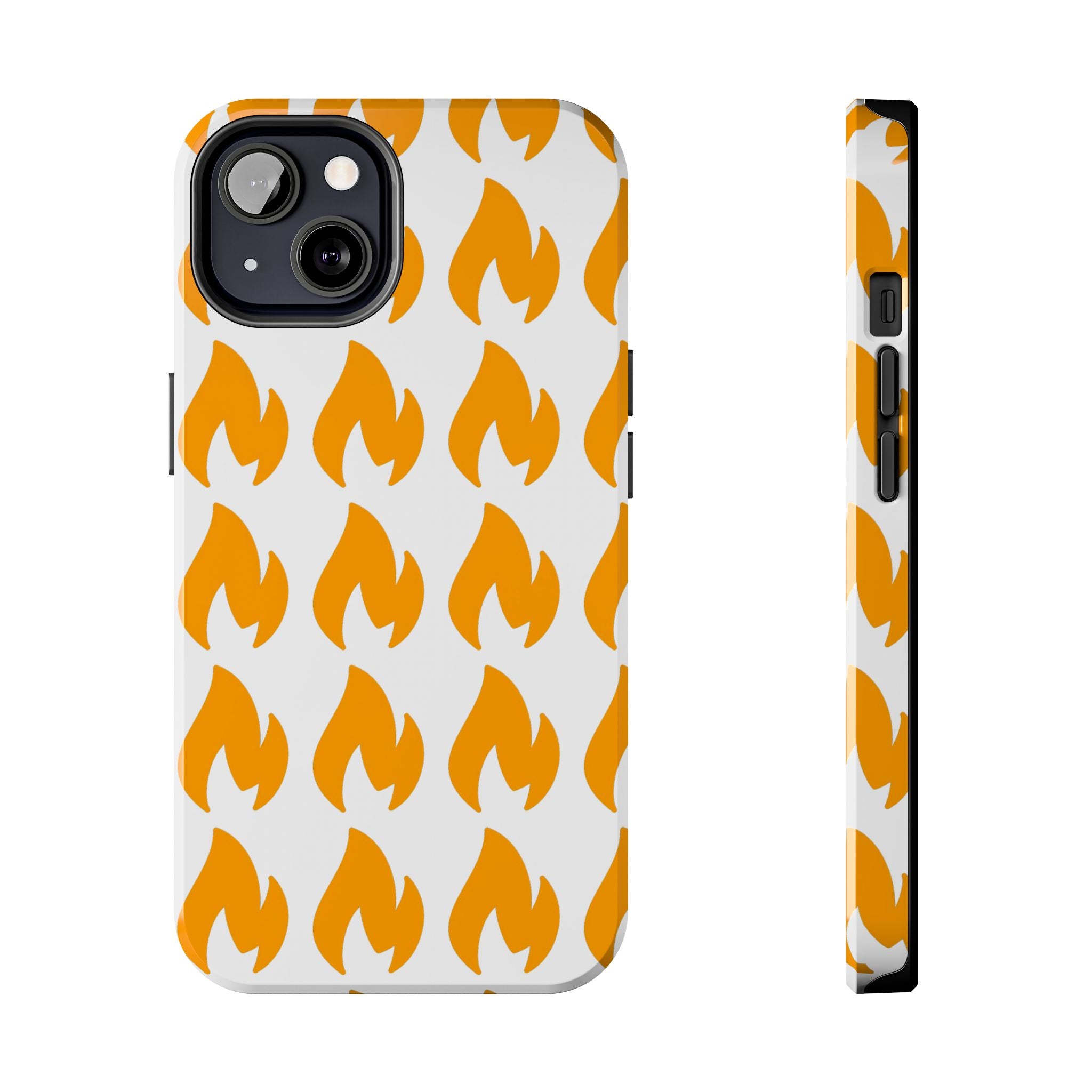 Phone Cases - Tough Orange Inginite Logo Pattern for iPhone & Samsung