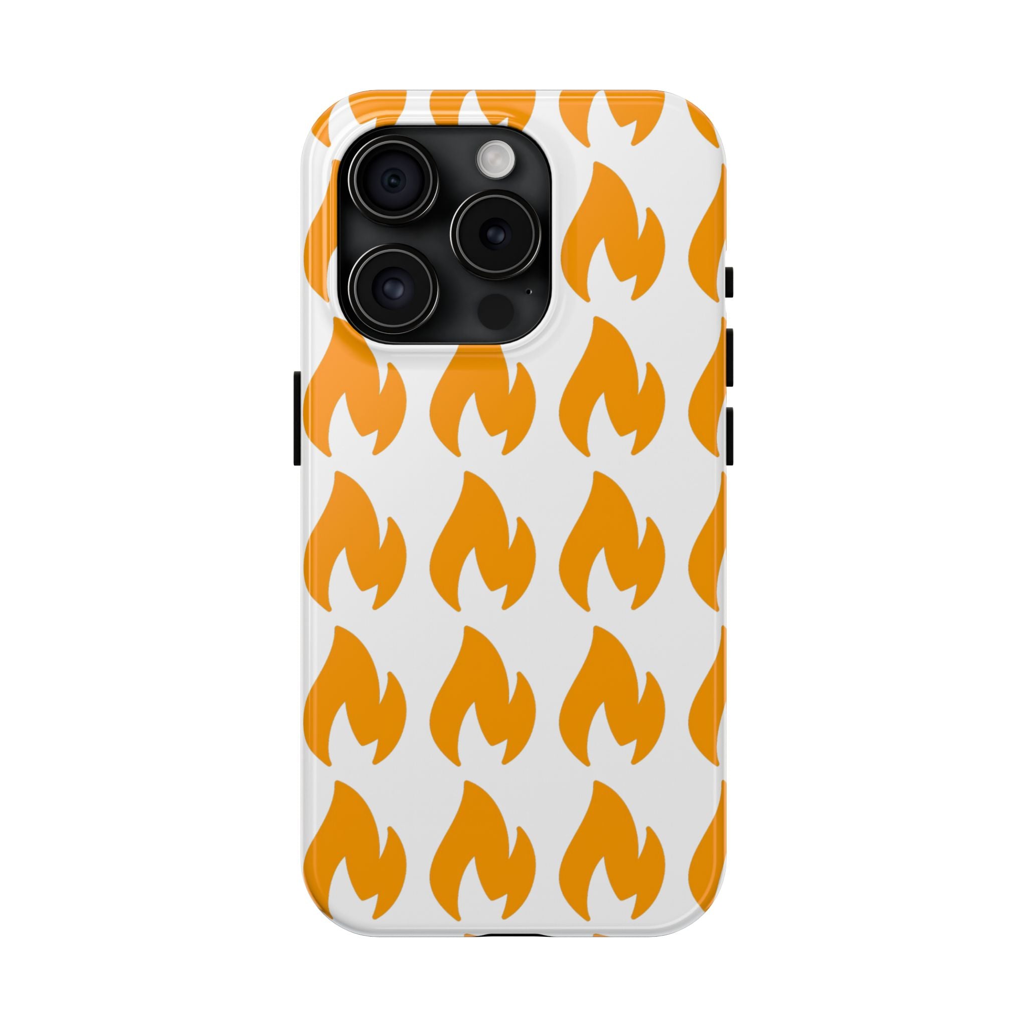 Phone Cases - Tough Orange Inginite Logo Pattern for iPhone & Samsung