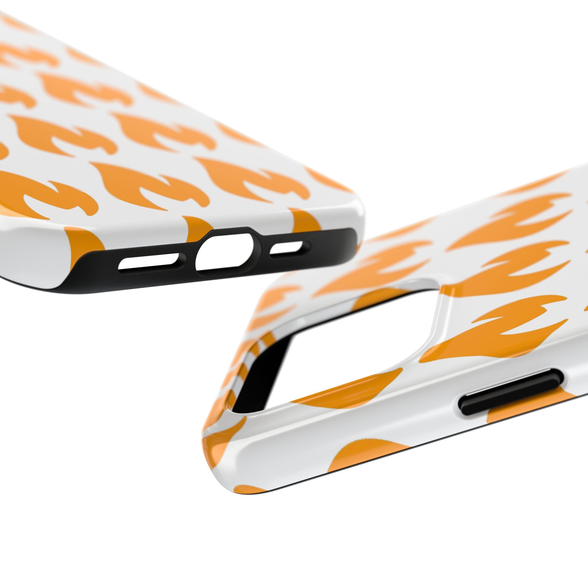 Phone Cases - Tough Orange Inginite Logo Pattern for iPhone & Samsung