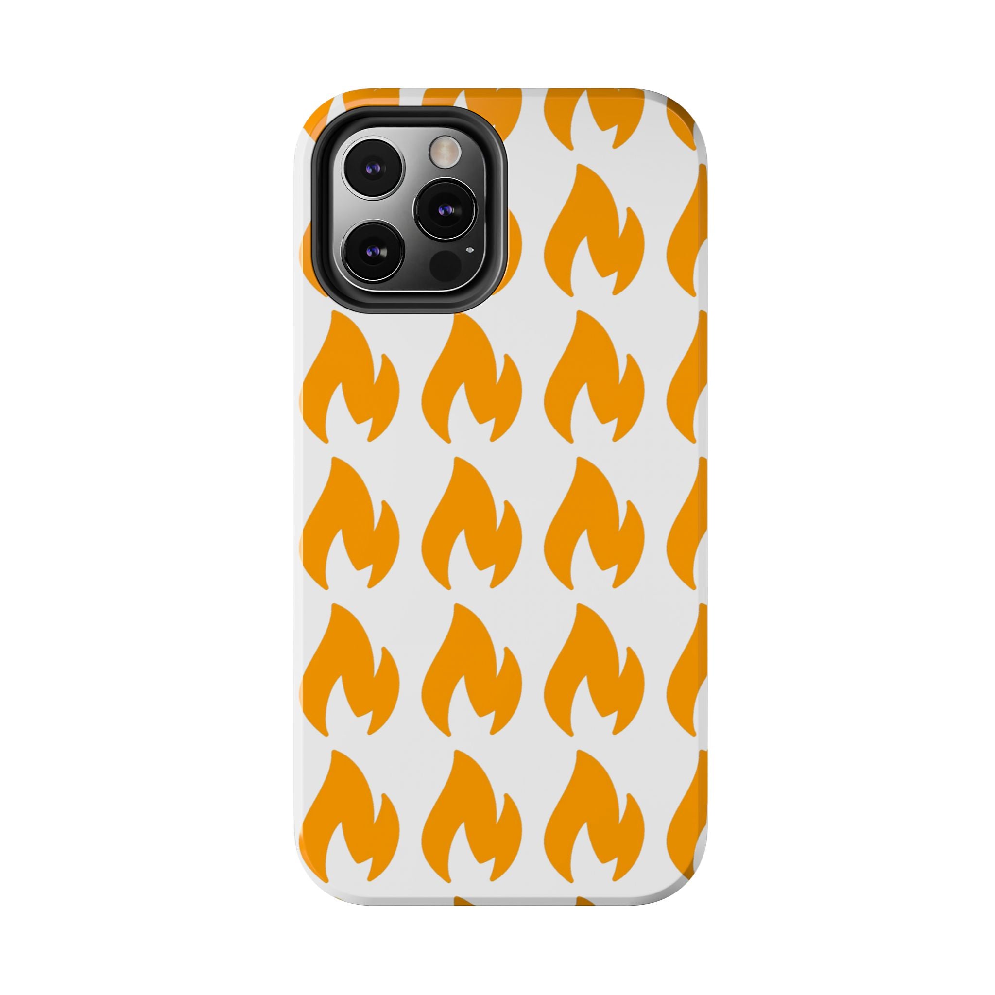 Phone Cases - Tough Orange Inginite Logo Pattern for iPhone & Samsung