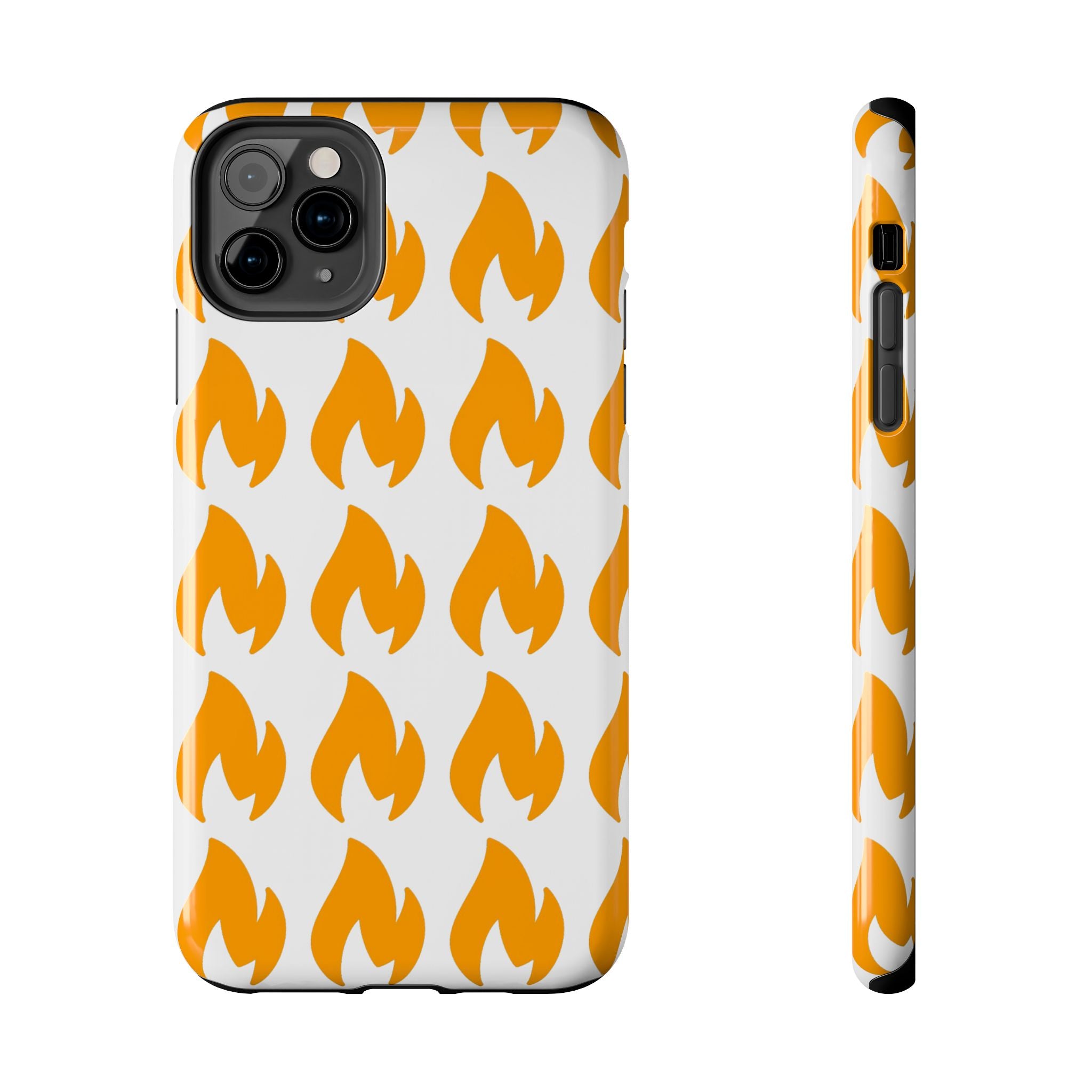 Phone Cases - Tough Orange Inginite Logo Pattern for iPhone & Samsung