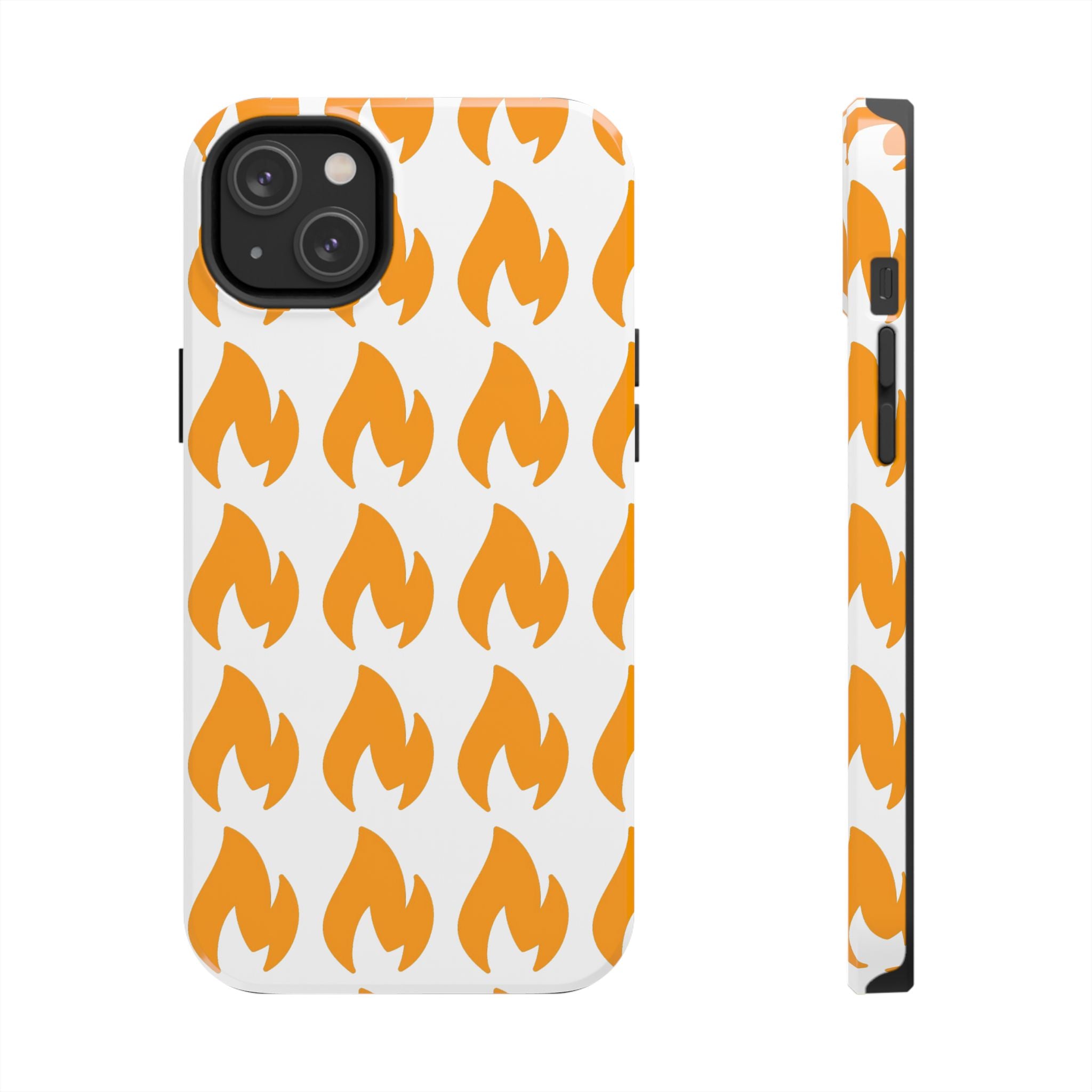 Phone Cases - Tough Orange Inginite Logo Pattern for iPhone & Samsung