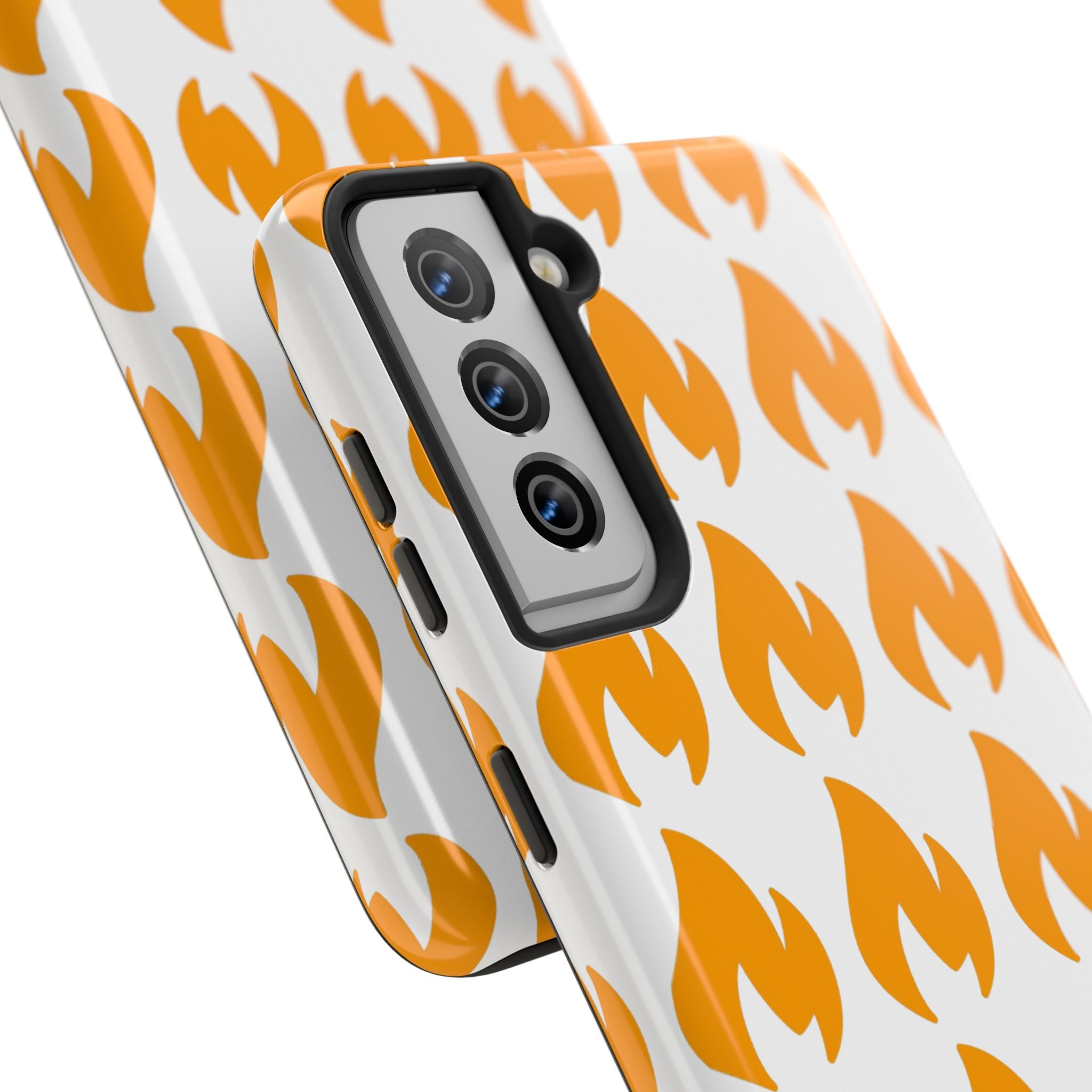 Phone Cases - Tough Orange Inginite Logo Pattern for iPhone & Samsung