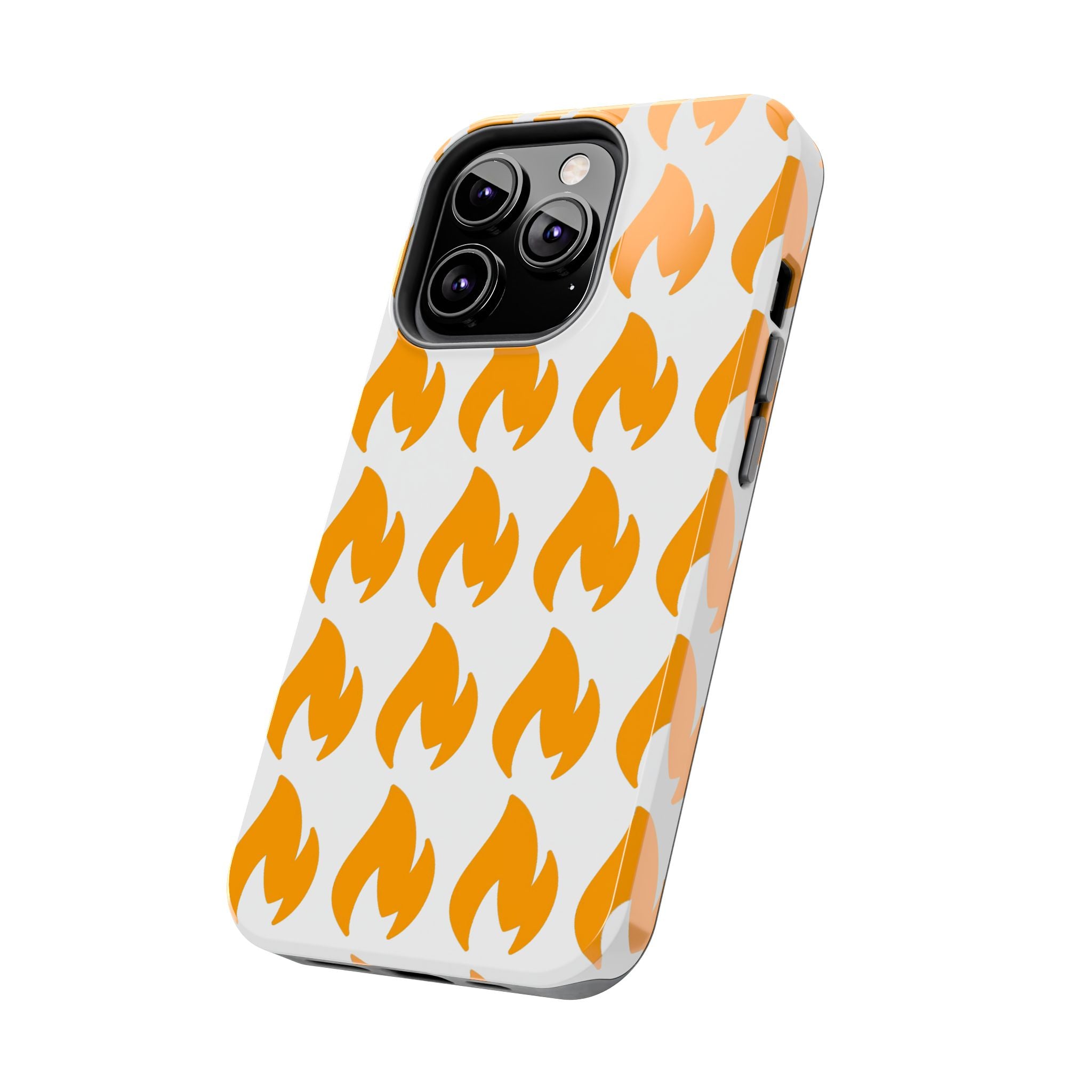 Phone Cases - Tough Orange Inginite Logo Pattern for iPhone & Samsung