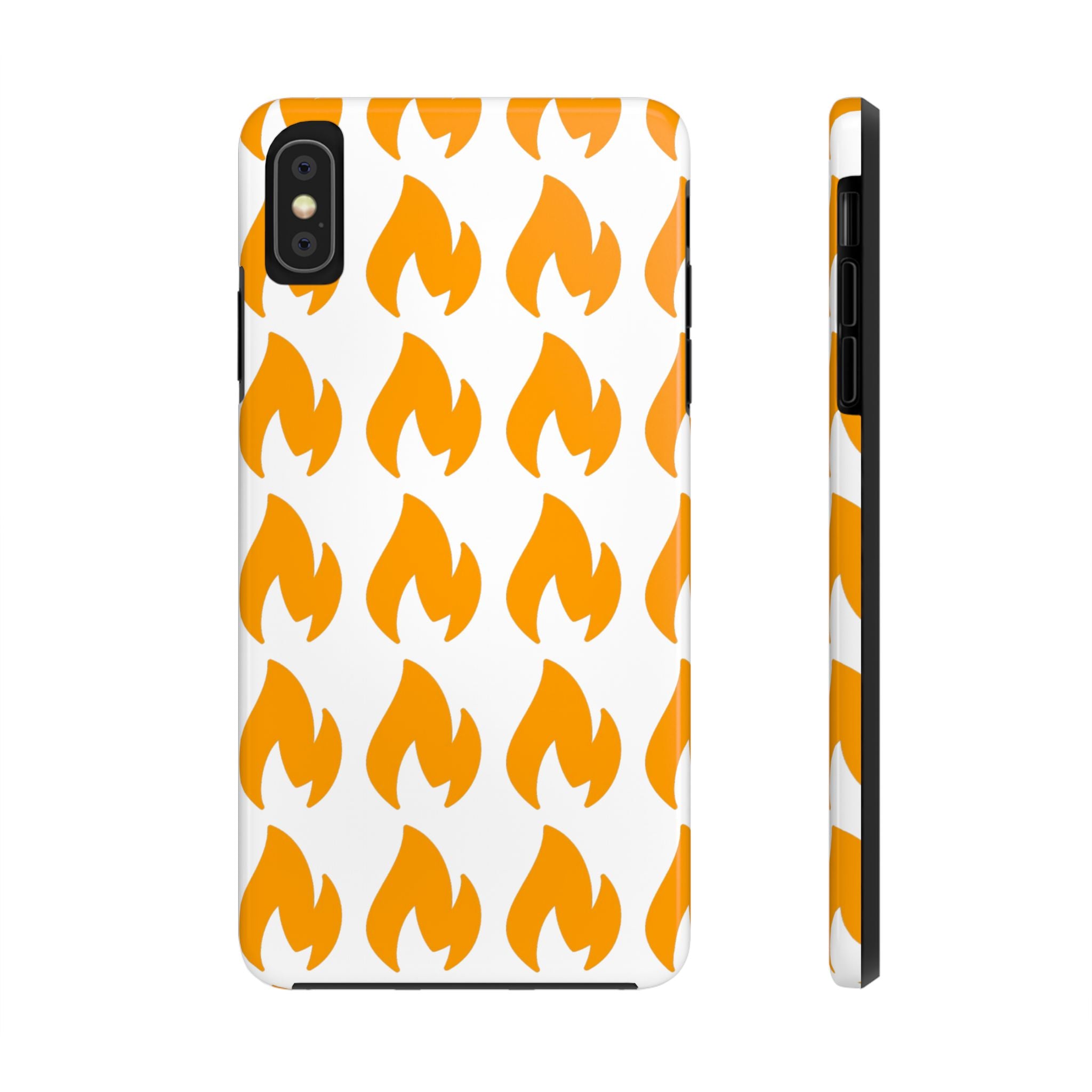 Phone Cases - Tough Orange Inginite Logo Pattern for iPhone & Samsung