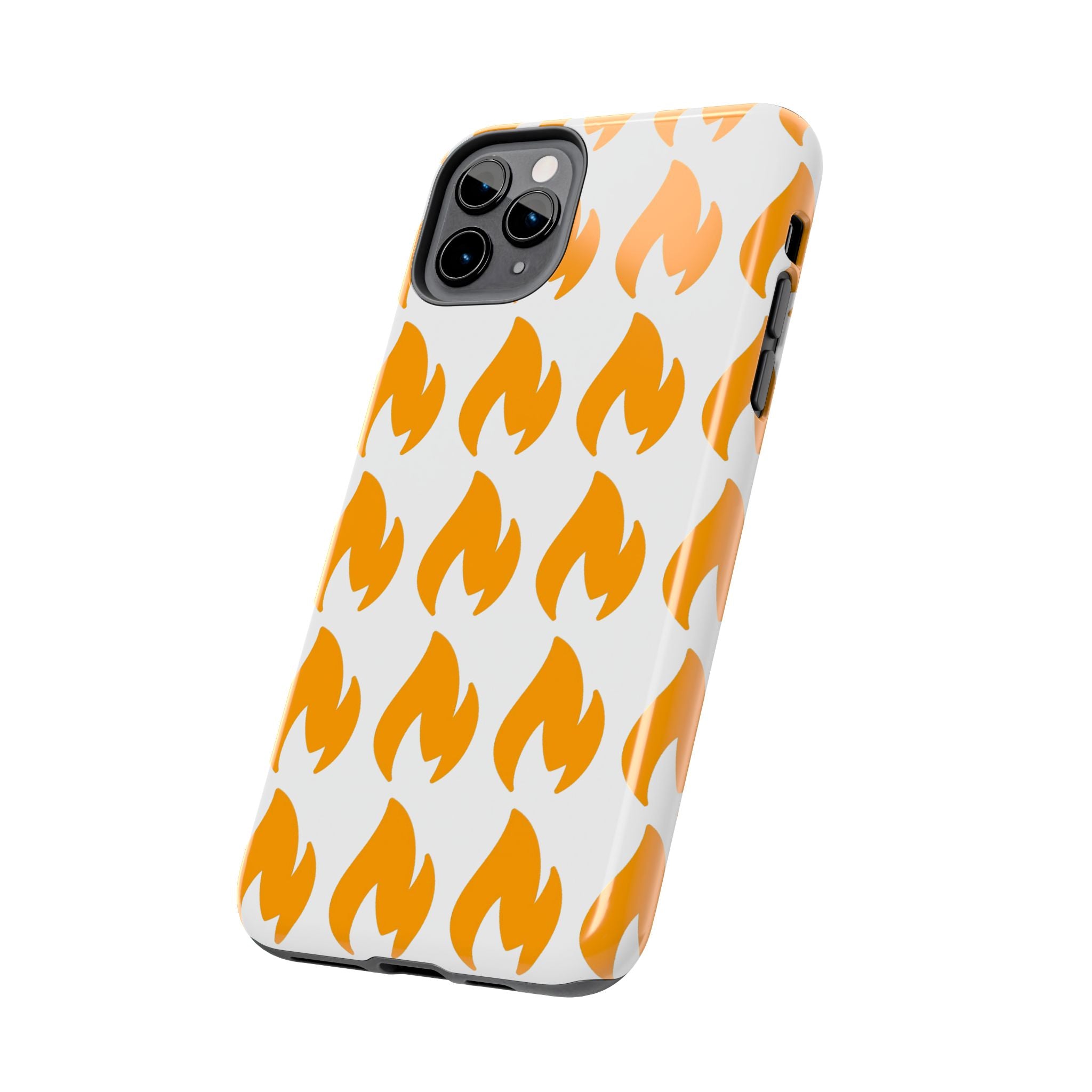 Phone Cases - Tough Orange Inginite Logo Pattern for iPhone & Samsung