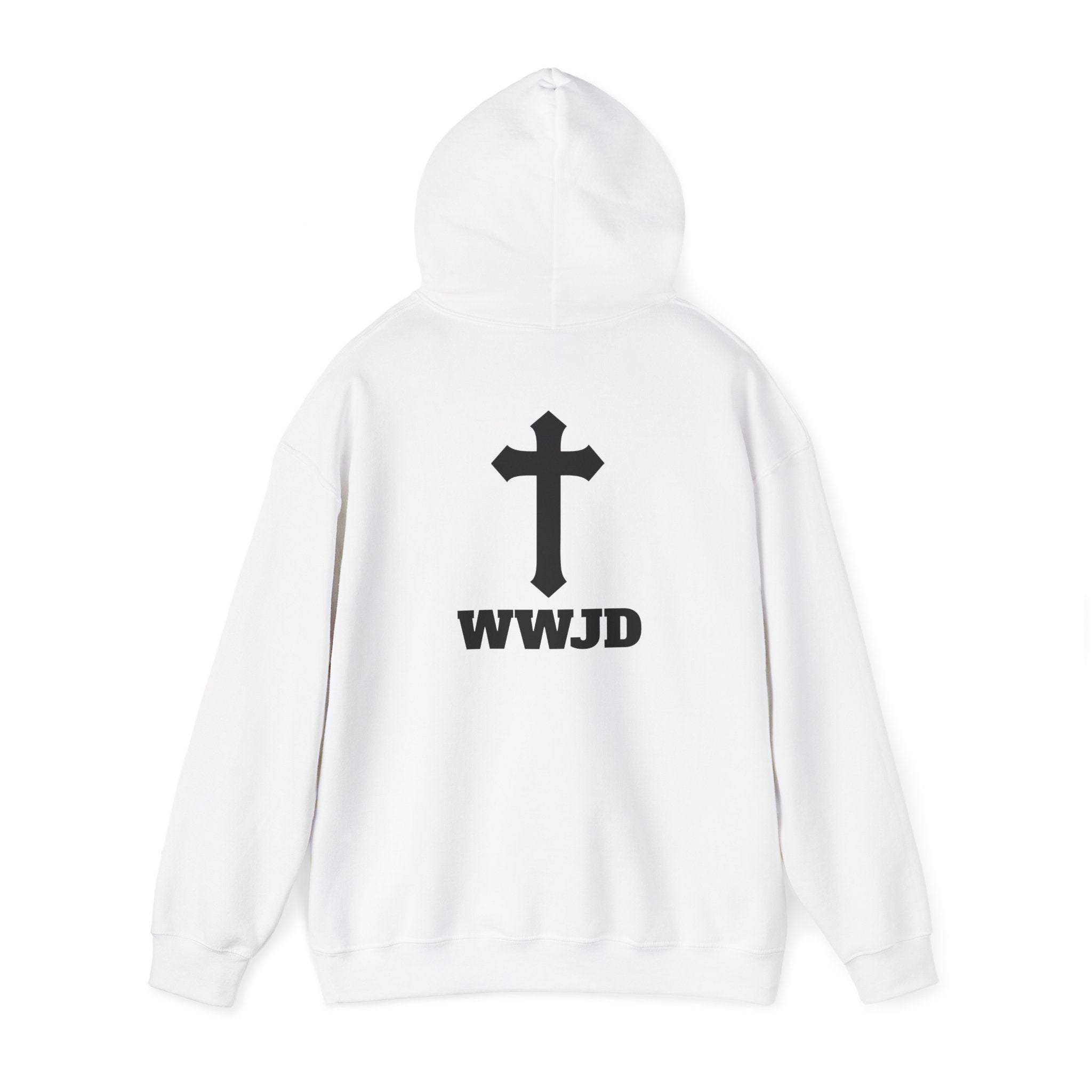 Ignite Logo Unisex Hooded Sweatshirt with WWJD Cross Design