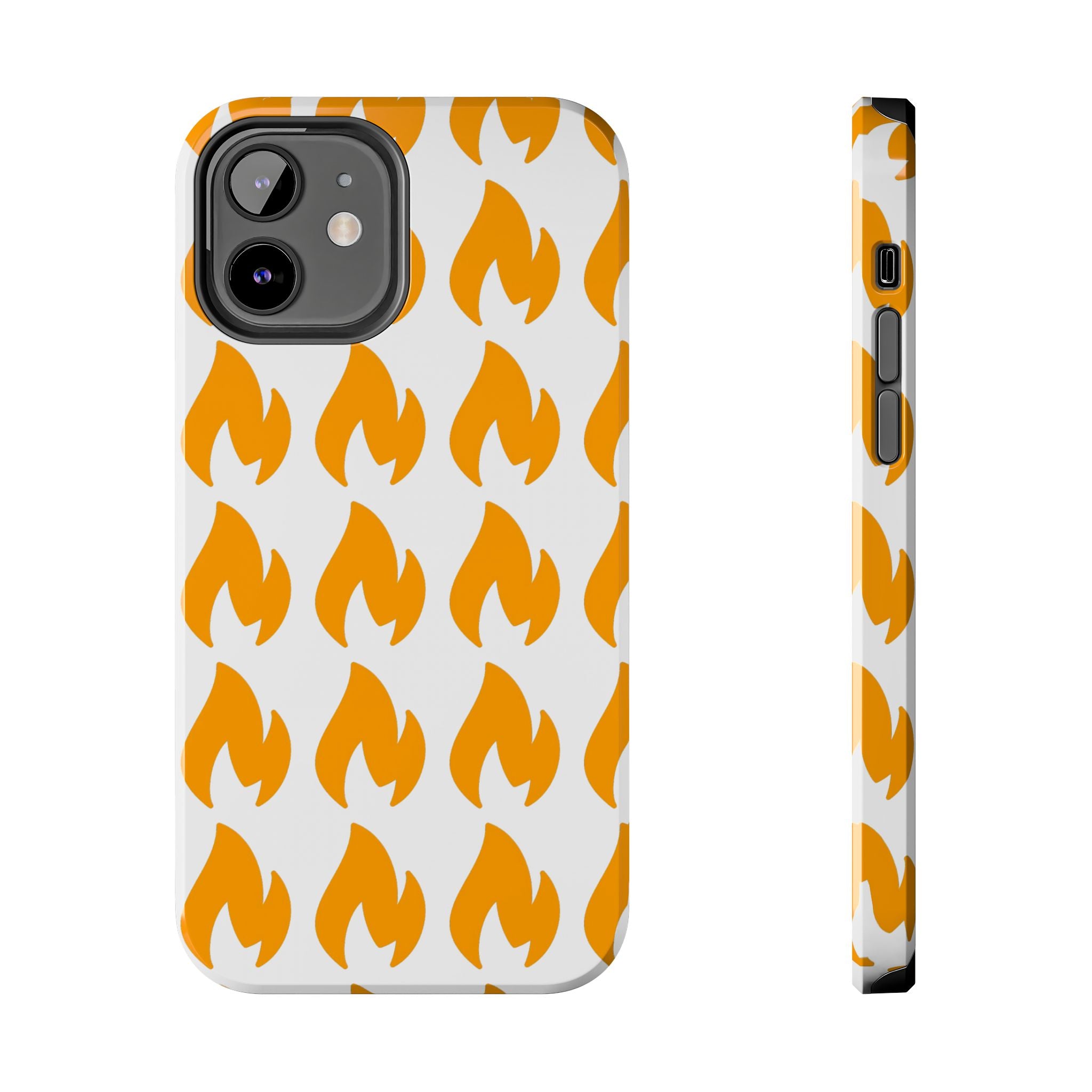 Phone Cases - Tough Orange Inginite Logo Pattern for iPhone & Samsung