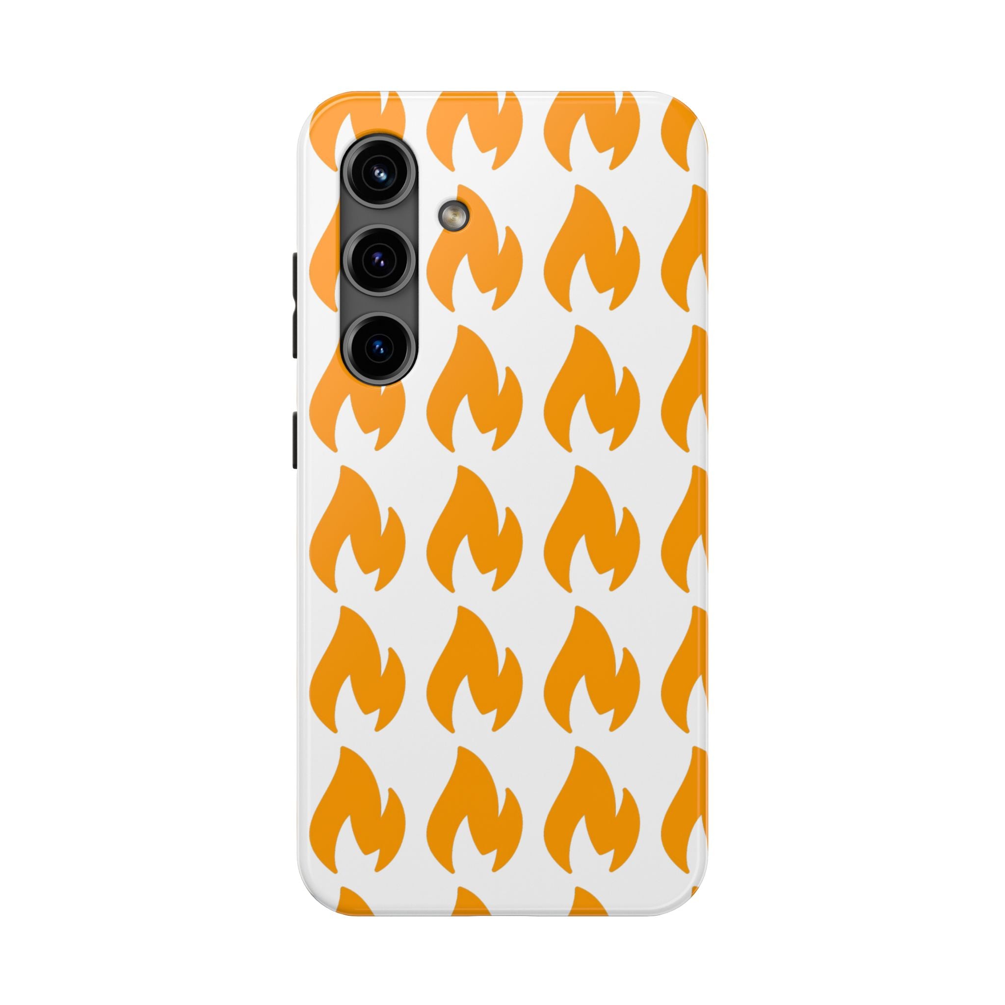 Phone Cases - Tough Orange Inginite Logo Pattern for iPhone & Samsung