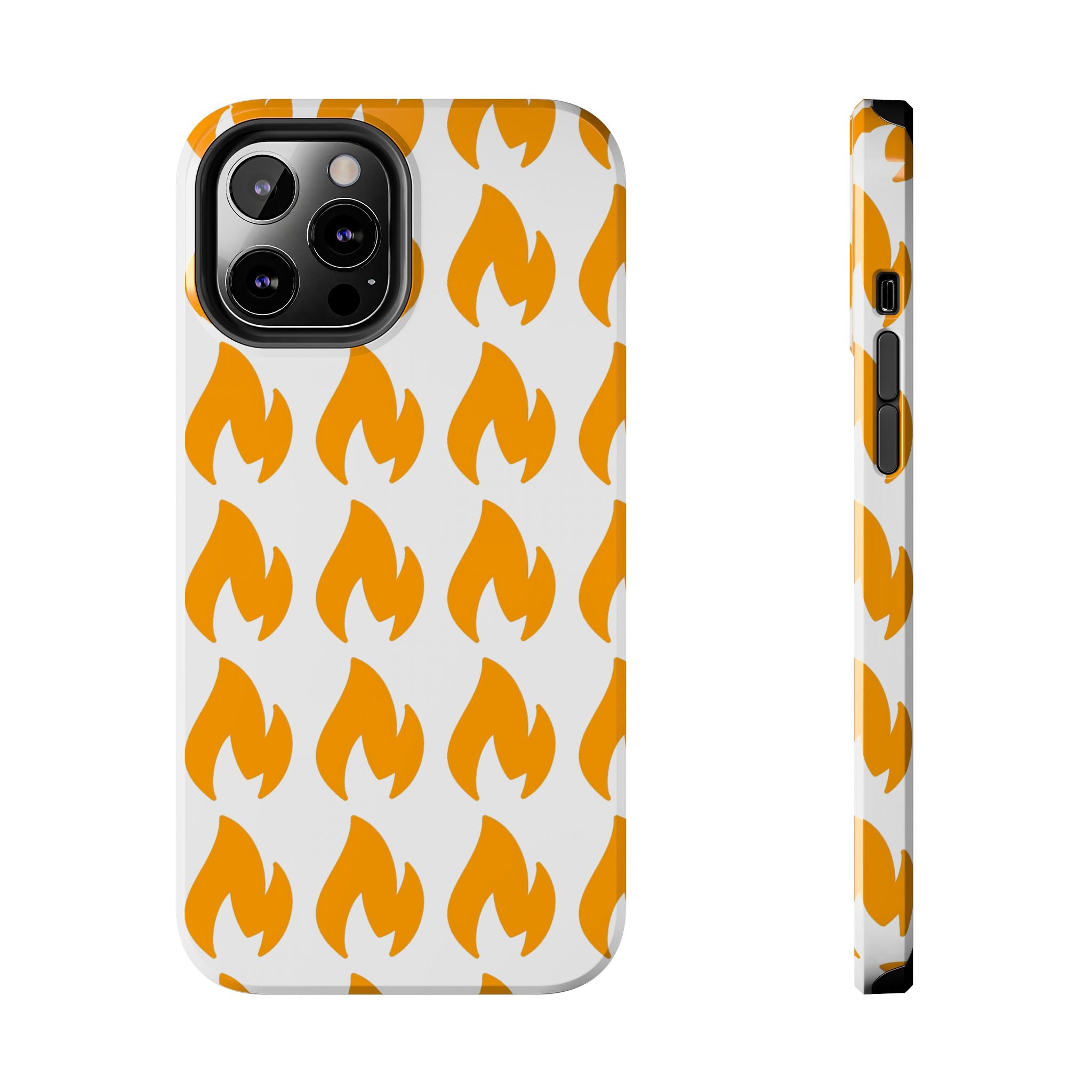 Phone Cases - Tough Orange Inginite Logo Pattern for iPhone & Samsung