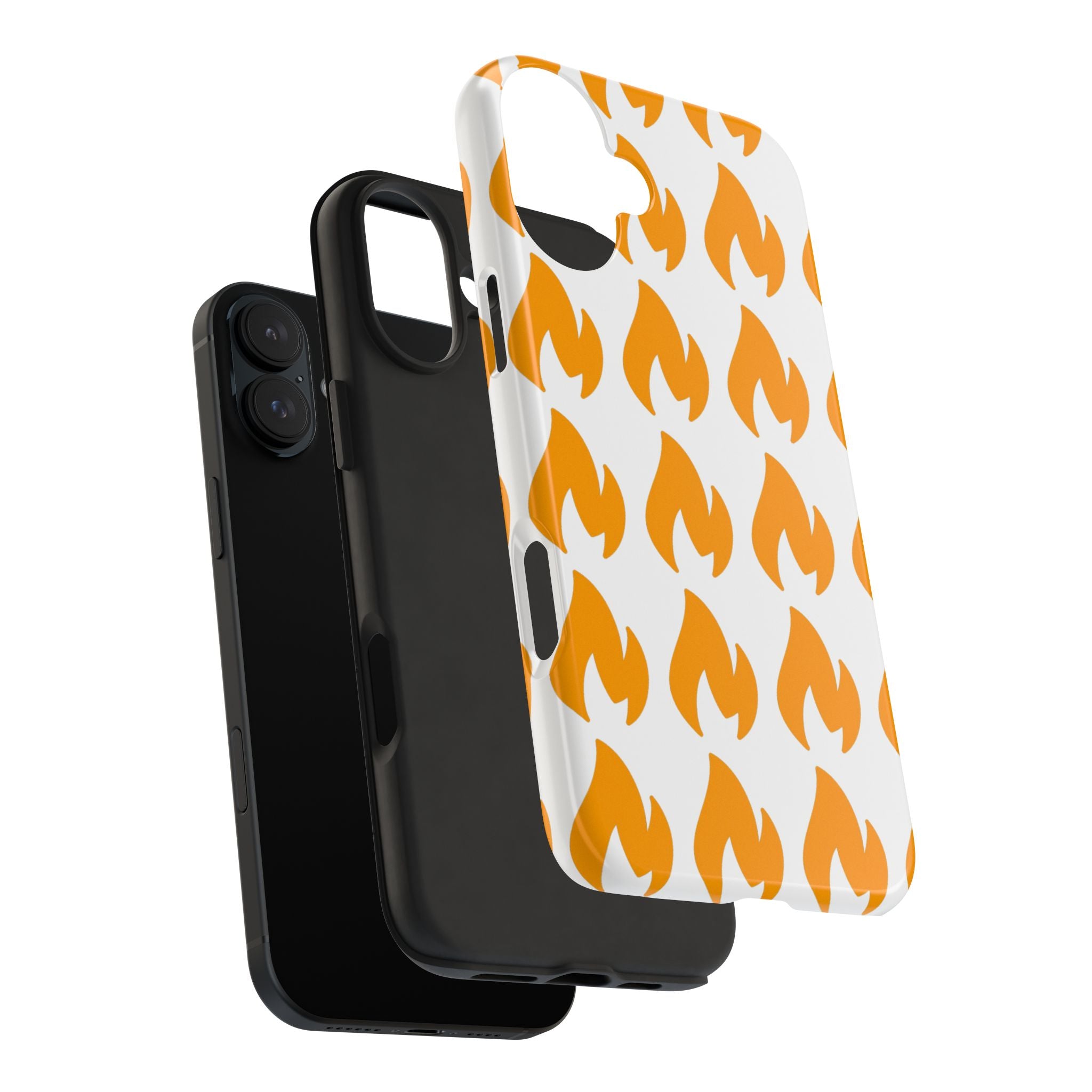 Phone Cases - Tough Orange Inginite Logo Pattern for iPhone & Samsung