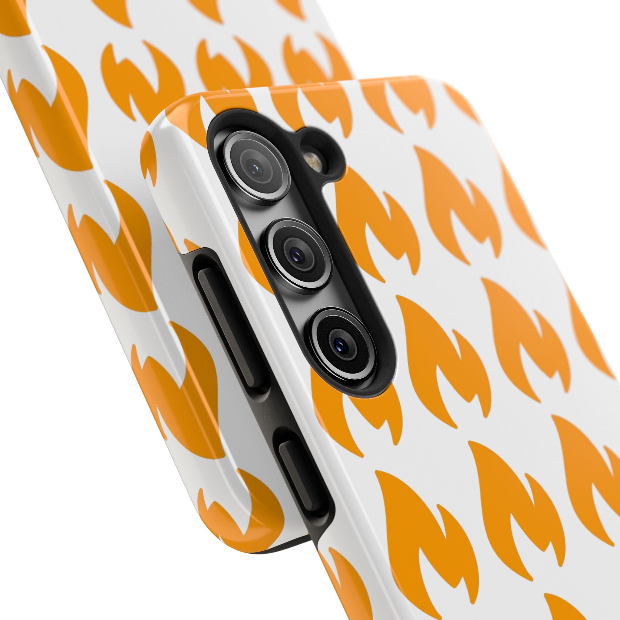 Phone Cases - Tough Orange Inginite Logo Pattern for iPhone & Samsung