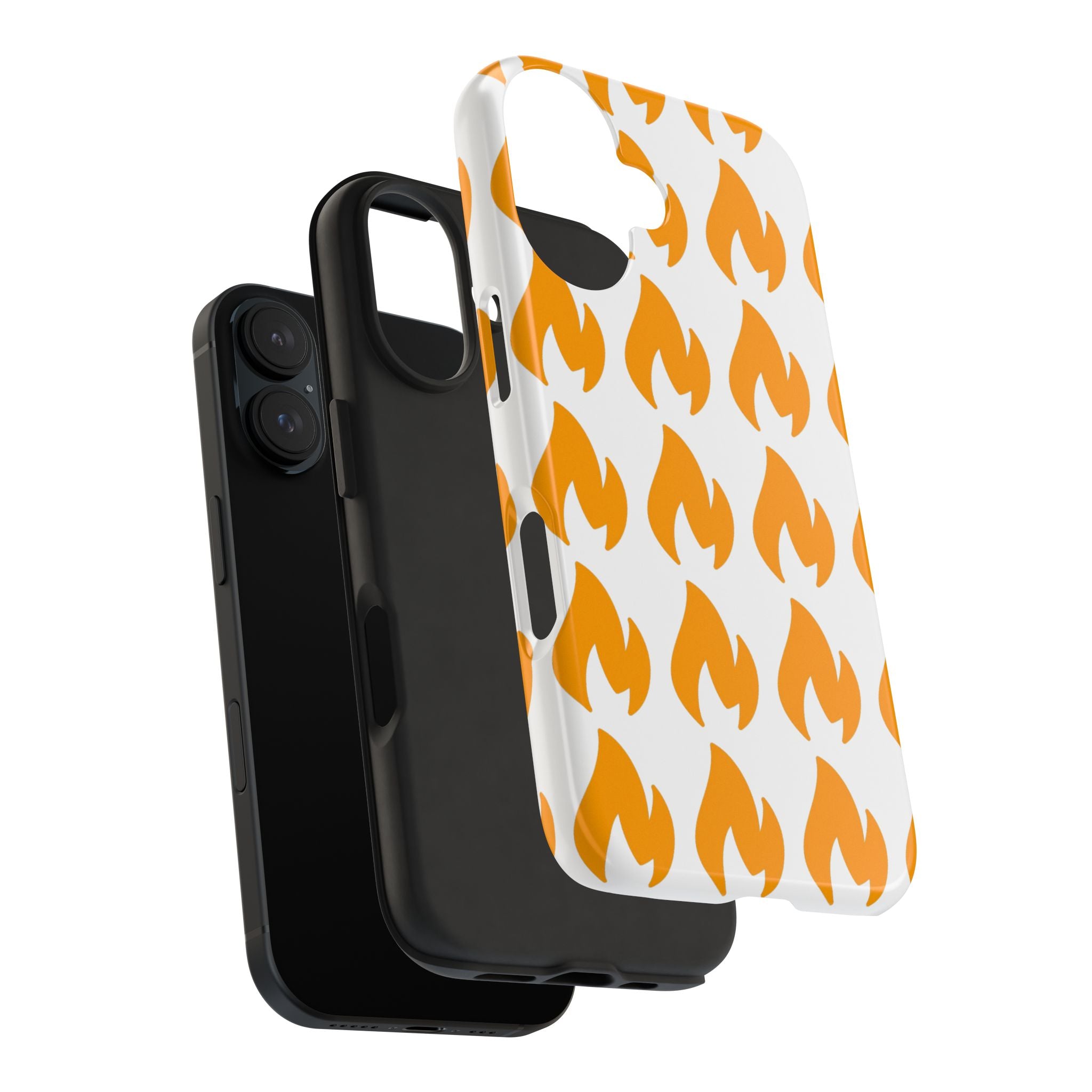 Phone Cases - Tough Orange Inginite Logo Pattern for iPhone & Samsung