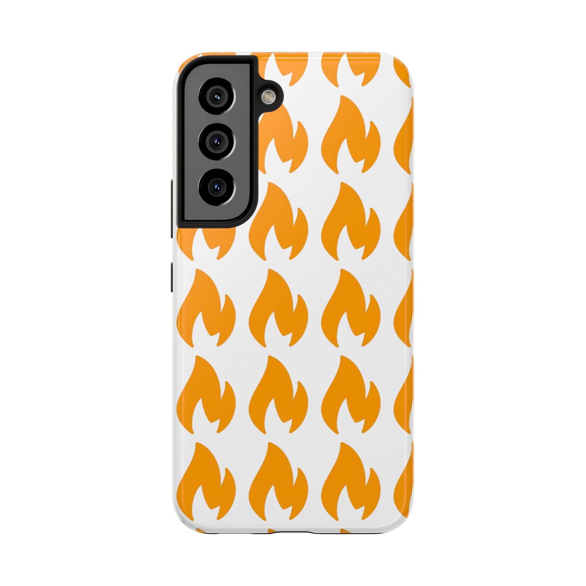 Phone Cases - Tough Orange Inginite Logo Pattern for iPhone & Samsung