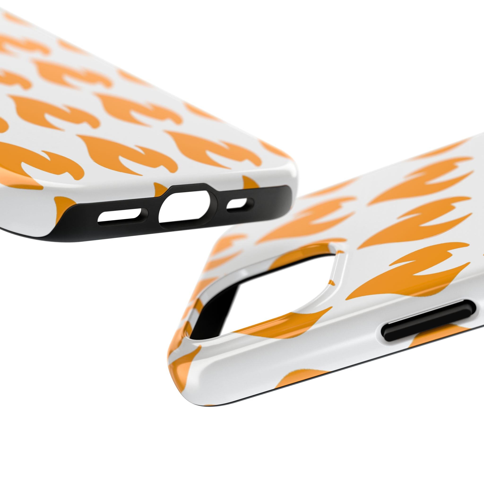 Phone Cases - Tough Orange Inginite Logo Pattern for iPhone & Samsung