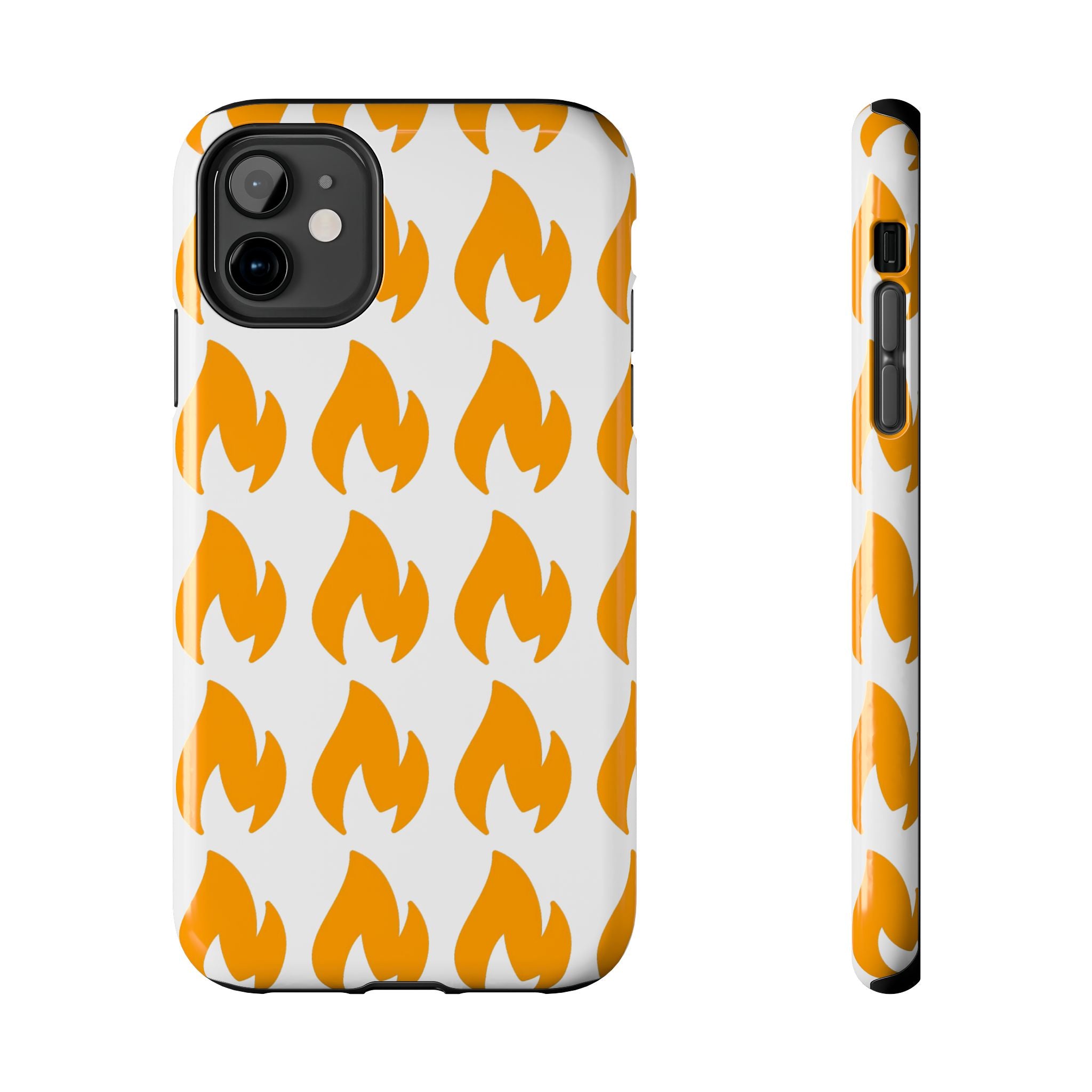 Phone Cases - Tough Orange Inginite Logo Pattern for iPhone & Samsung