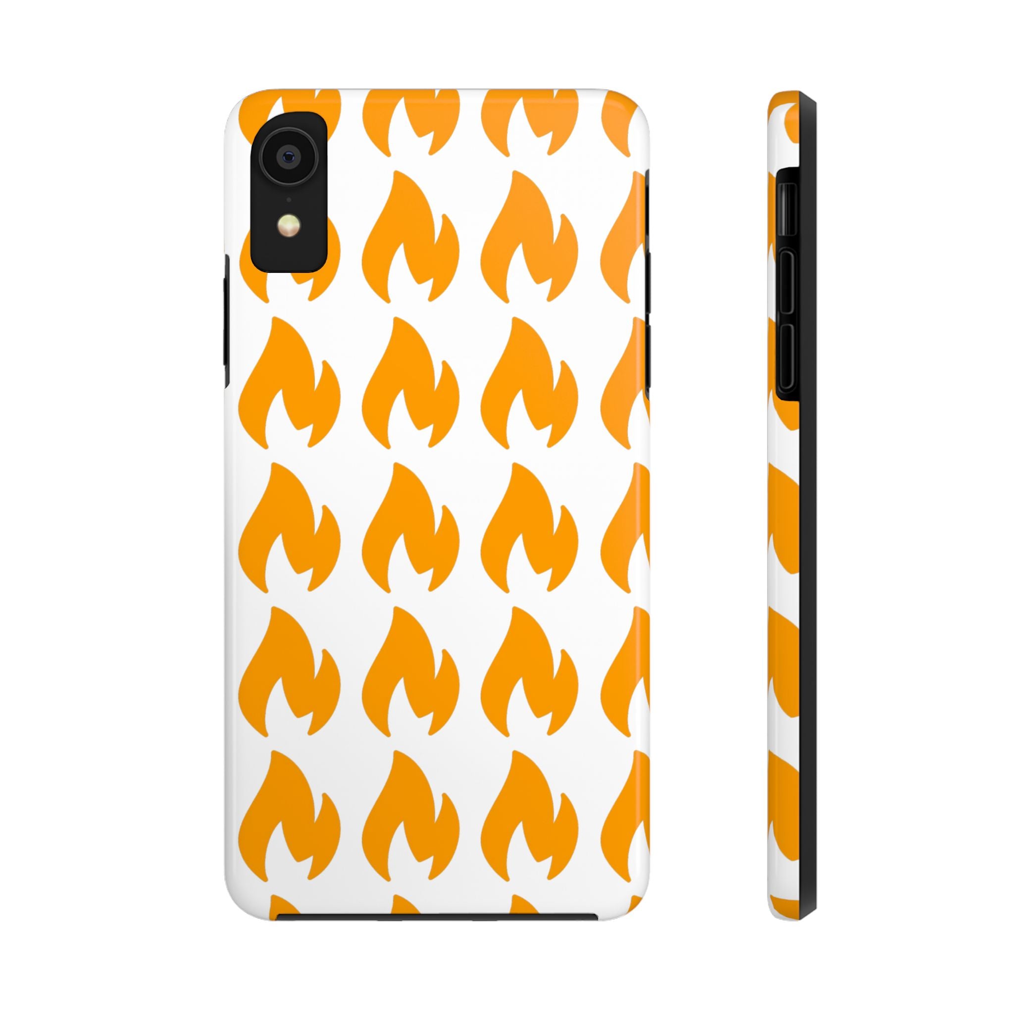 Phone Cases - Tough Orange Inginite Logo Pattern for iPhone & Samsung