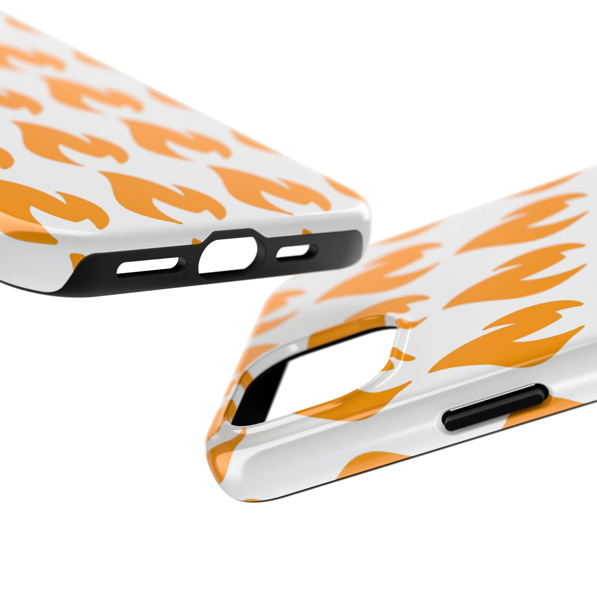 Phone Cases - Tough Orange Inginite Logo Pattern for iPhone & Samsung