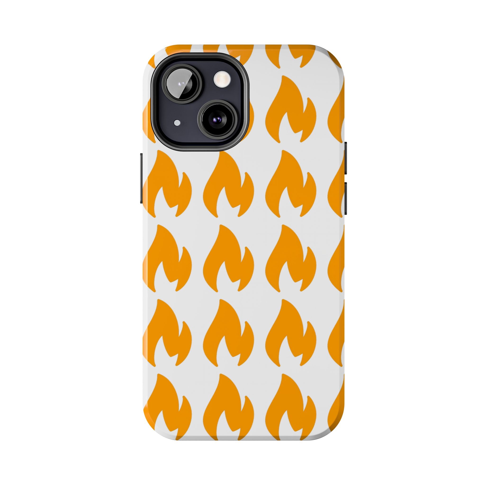 Phone Cases - Tough Orange Inginite Logo Pattern for iPhone & Samsung