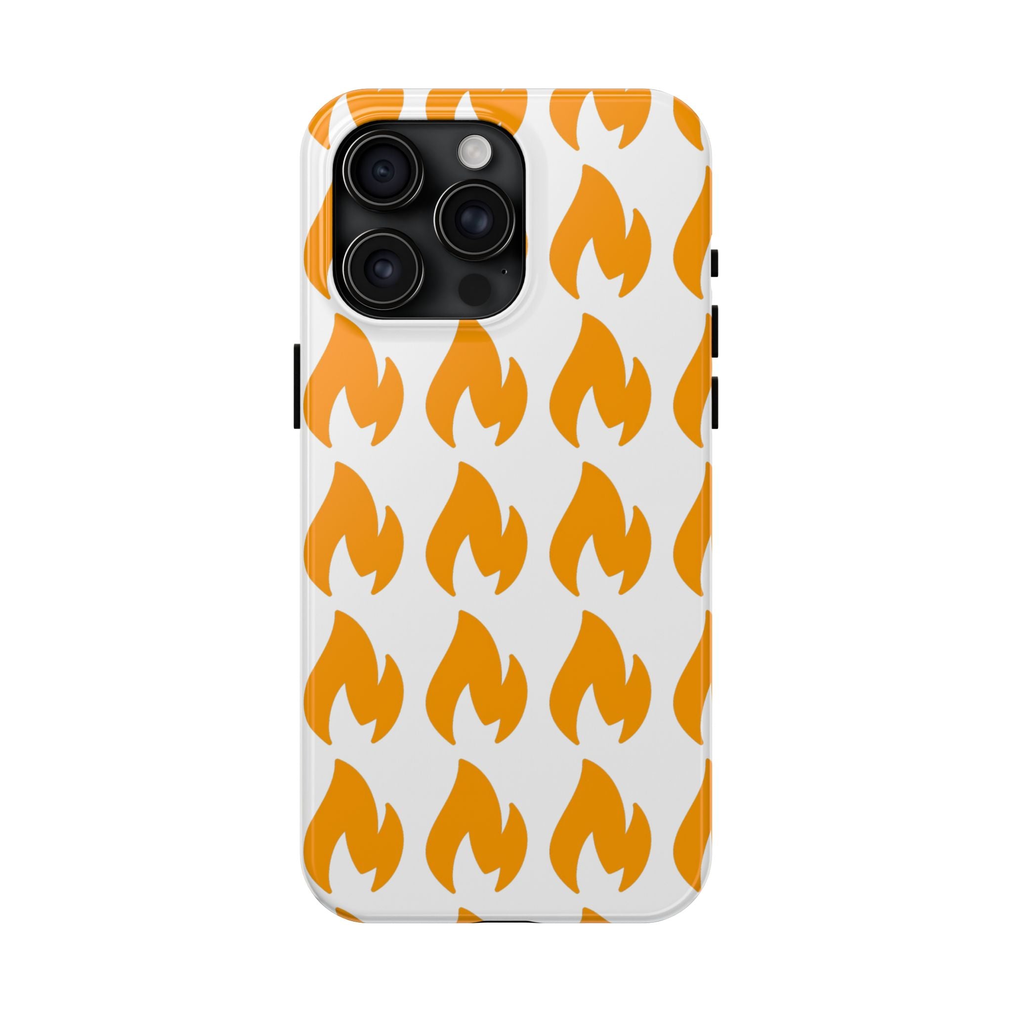 Phone Cases - Tough Orange Inginite Logo Pattern for iPhone & Samsung