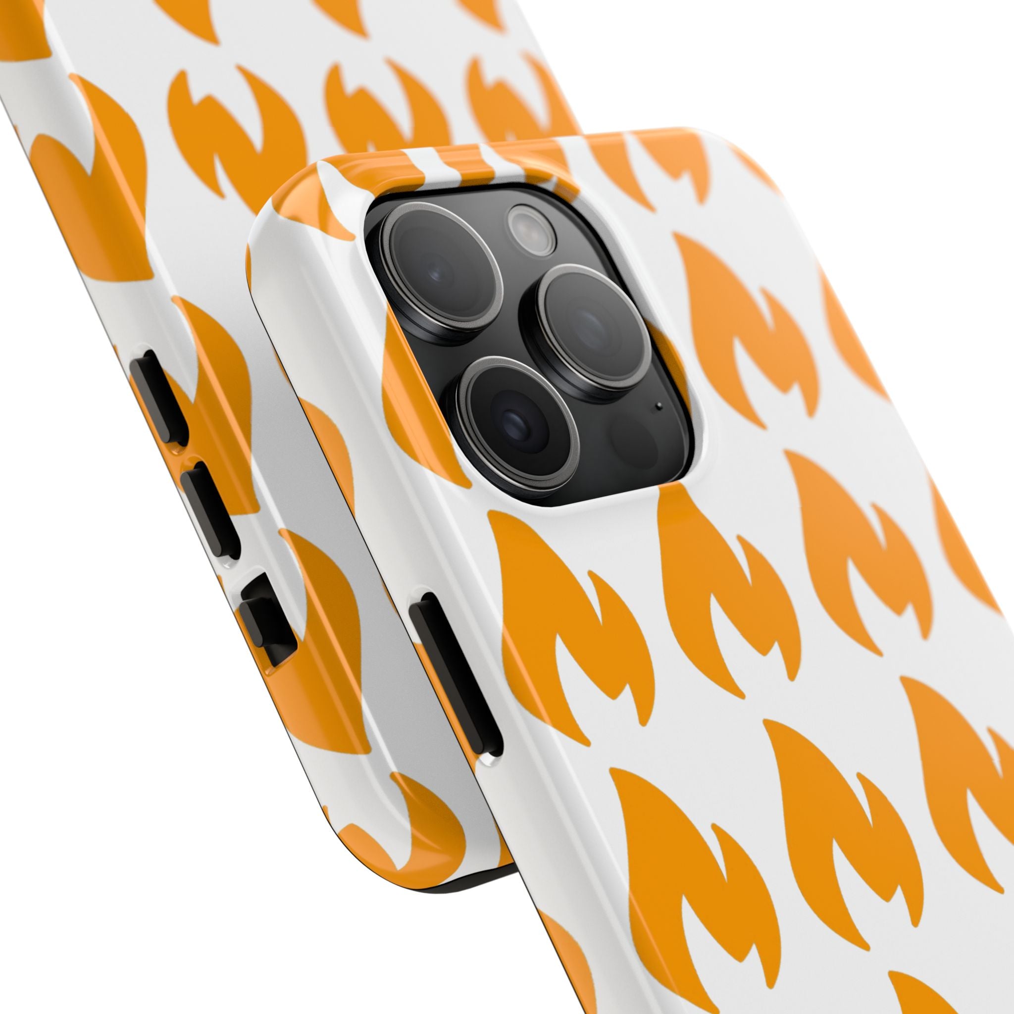 Phone Cases - Tough Orange Inginite Logo Pattern for iPhone & Samsung