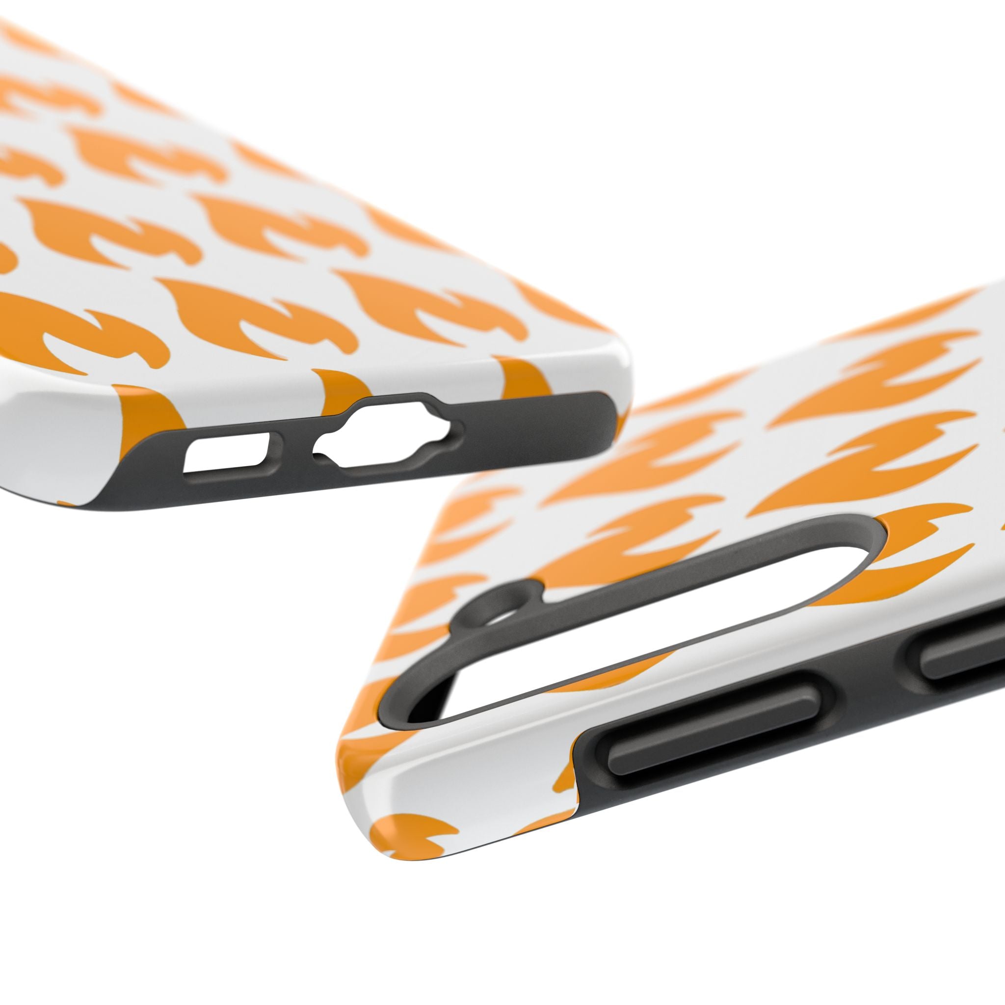 Phone Cases - Tough Orange Inginite Logo Pattern for iPhone & Samsung