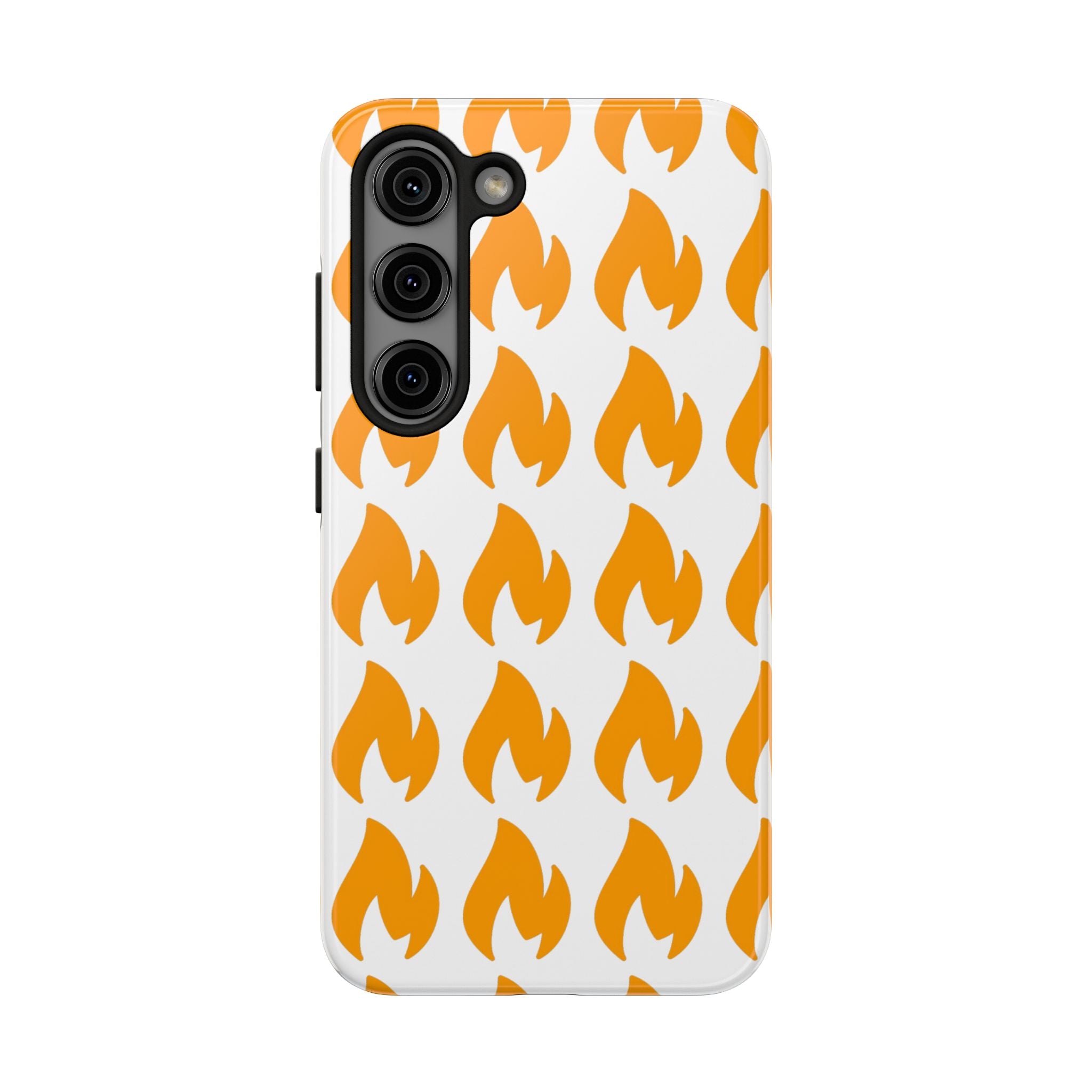 Phone Cases - Tough Orange Inginite Logo Pattern for iPhone & Samsung