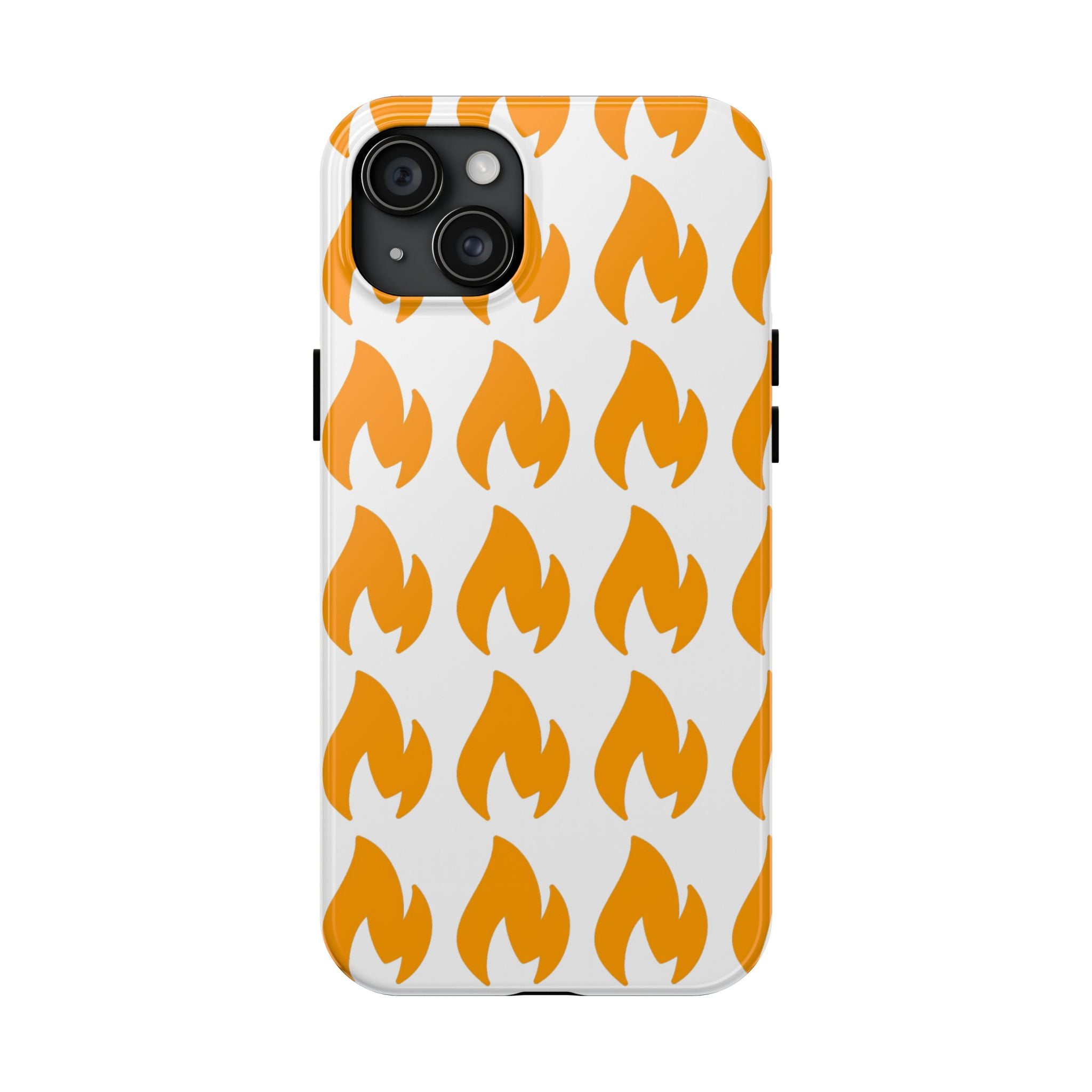 Phone Cases - Tough Orange Inginite Logo Pattern for iPhone & Samsung