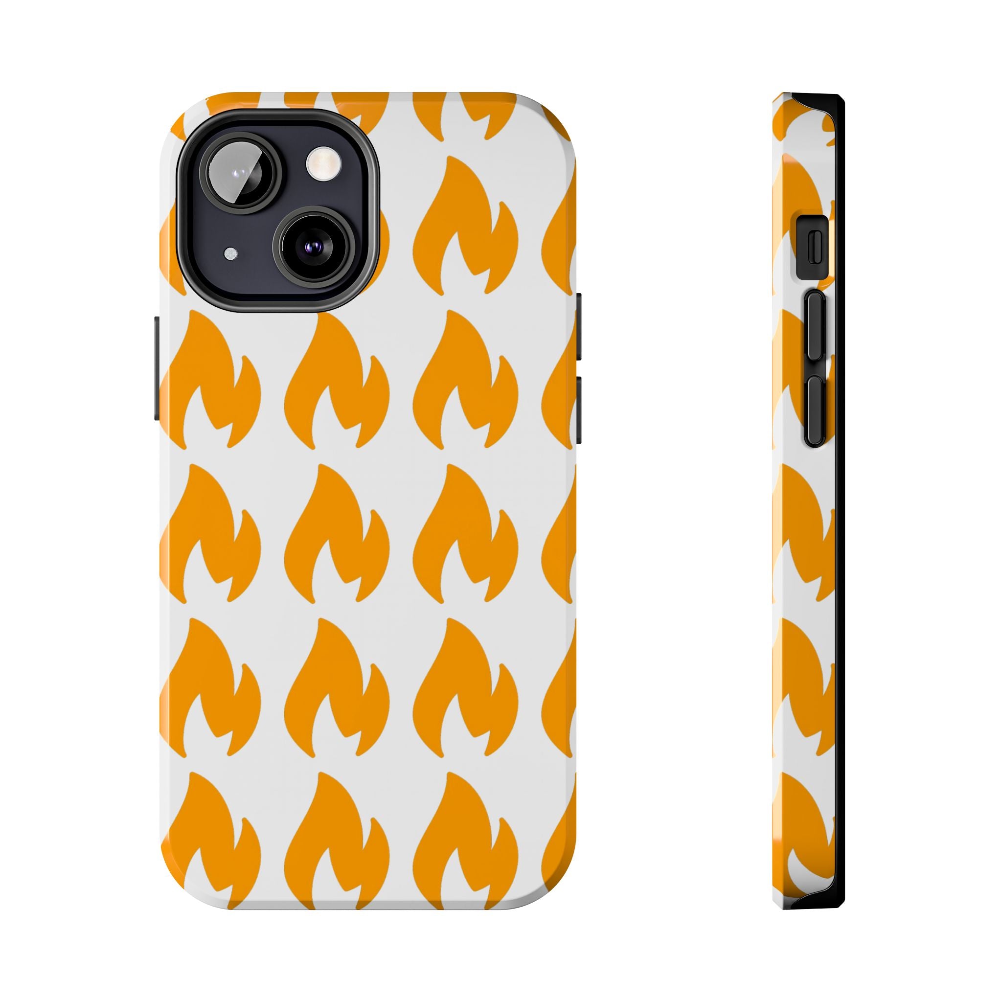 Phone Cases - Tough Orange Inginite Logo Pattern for iPhone & Samsung