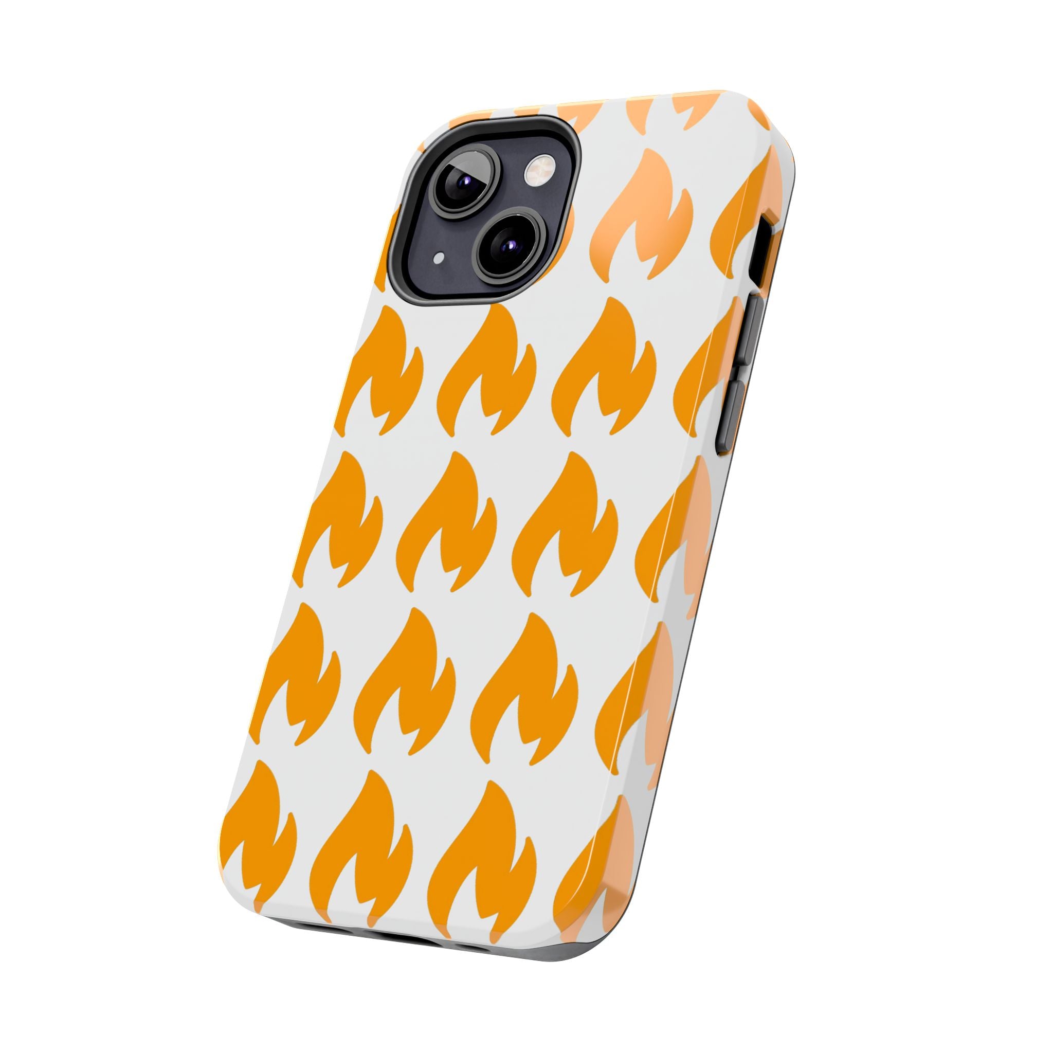 Phone Cases - Tough Orange Inginite Logo Pattern for iPhone & Samsung