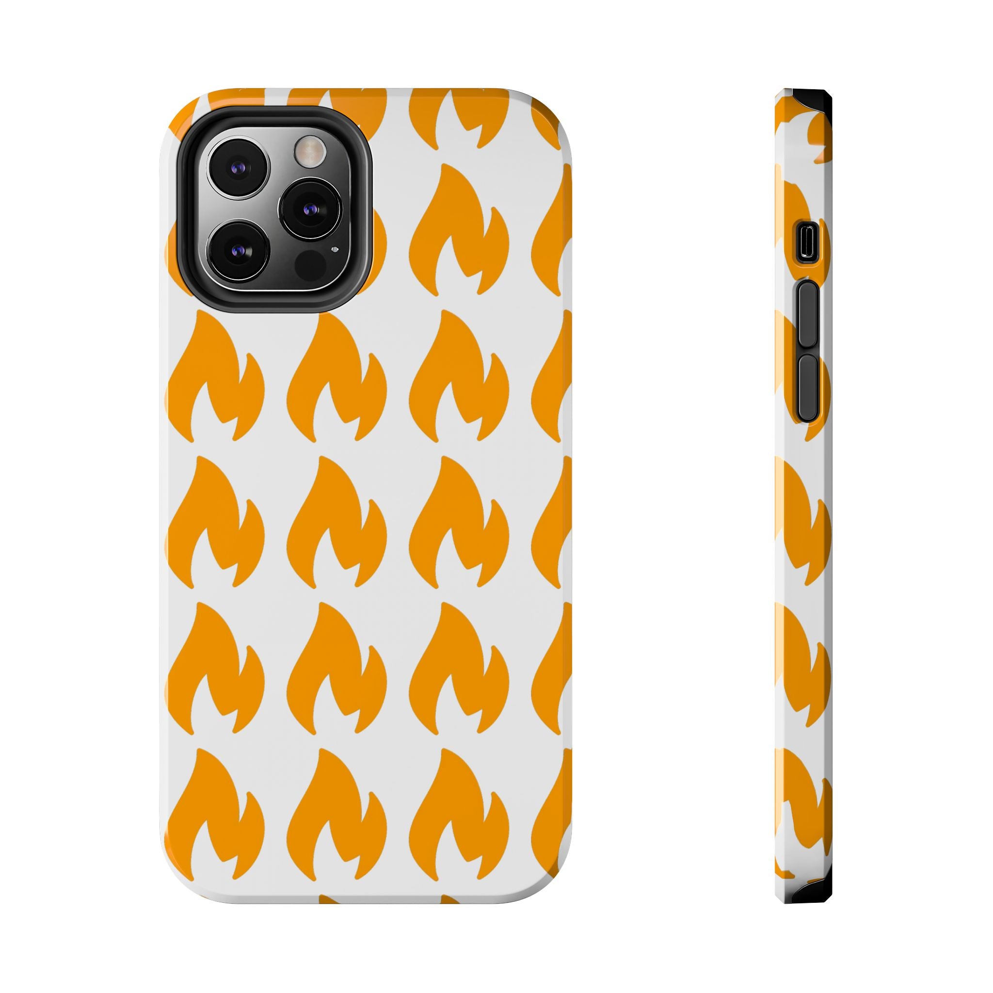 Phone Cases - Tough Orange Inginite Logo Pattern for iPhone & Samsung