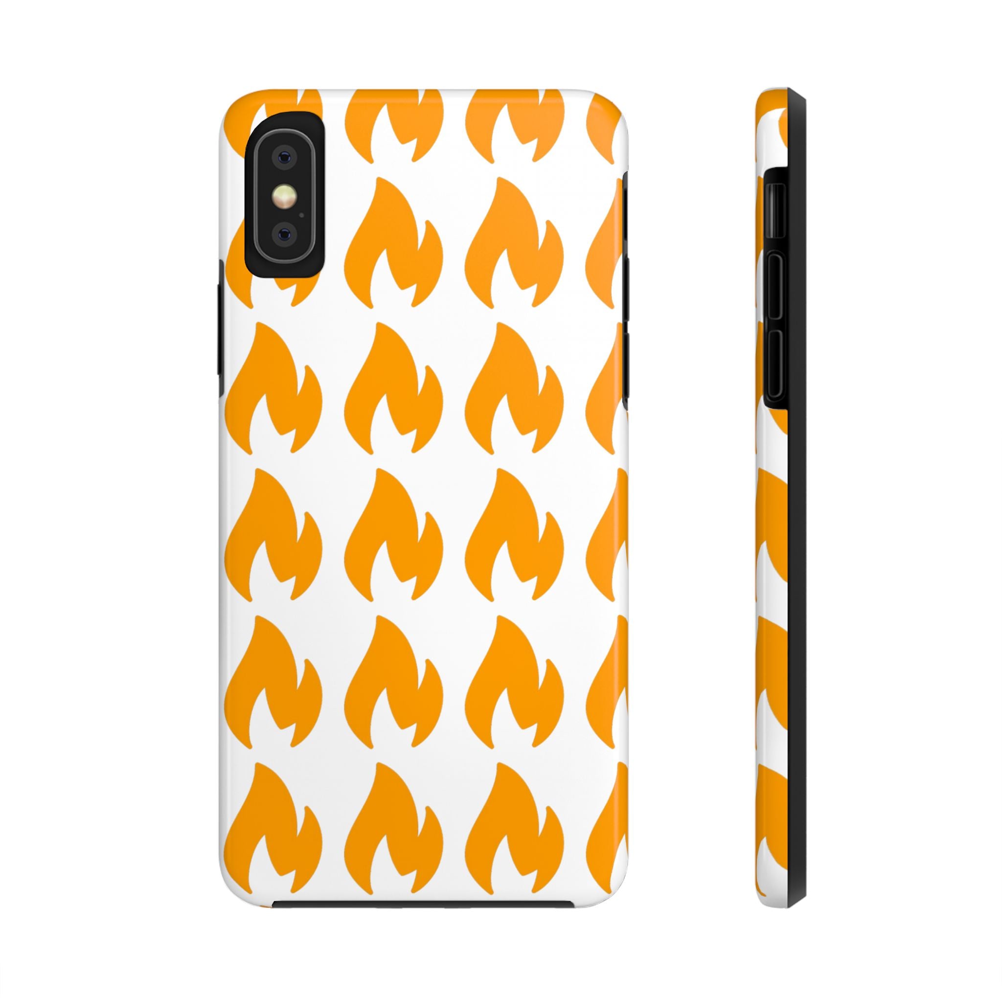 Phone Cases - Tough Orange Inginite Logo Pattern for iPhone & Samsung