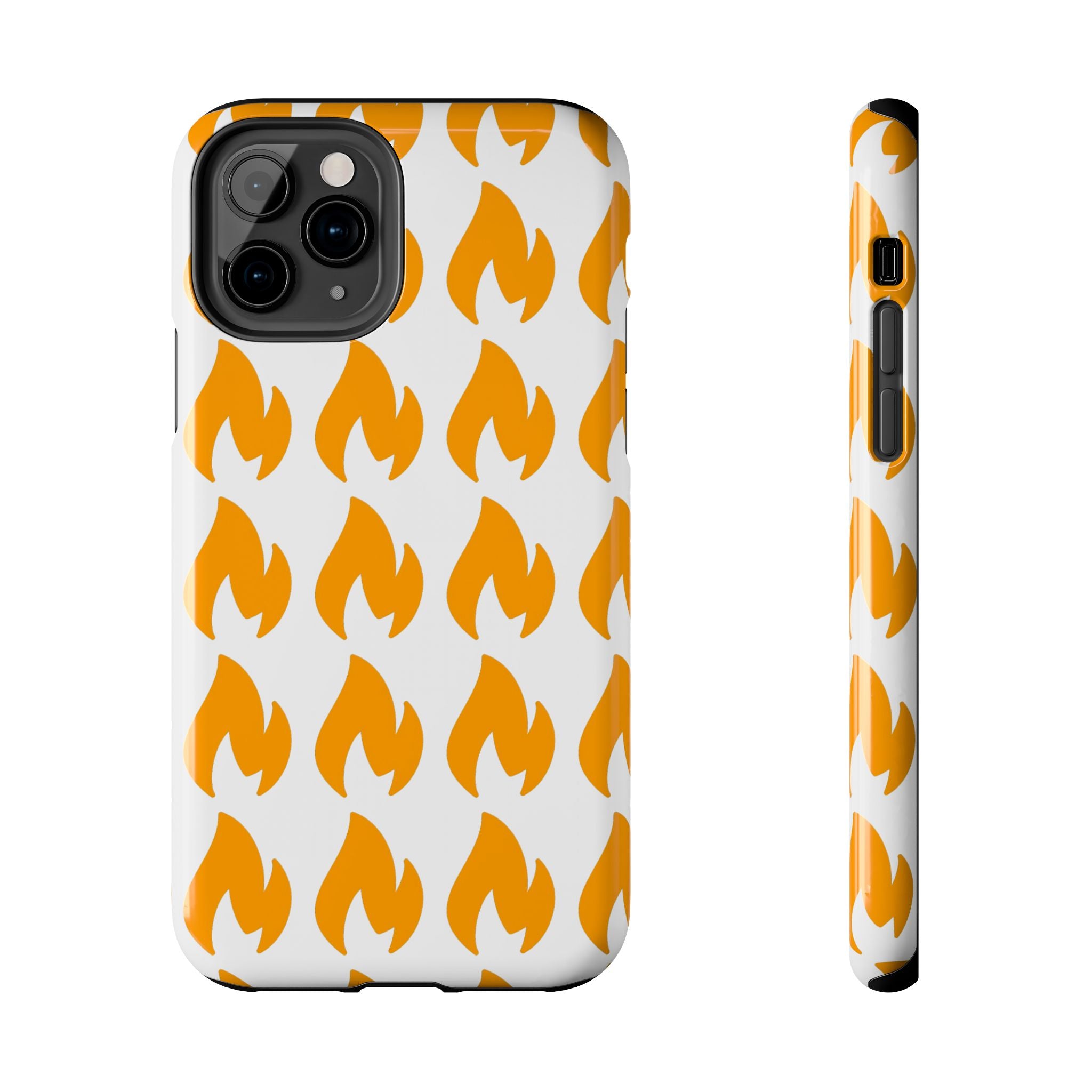 Phone Cases - Tough Orange Inginite Logo Pattern for iPhone & Samsung